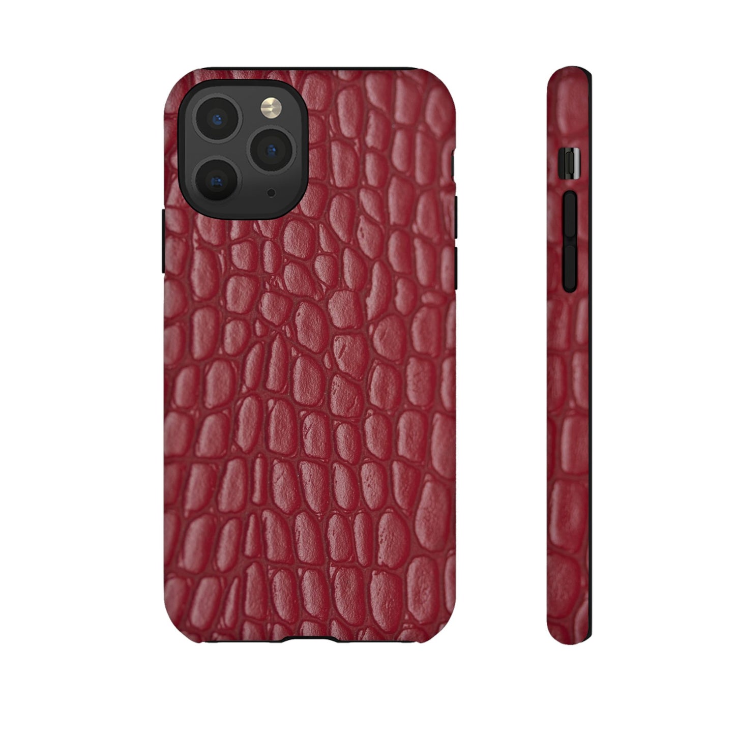 Red Leather - Tough Cases - Whimsical Phone Cases