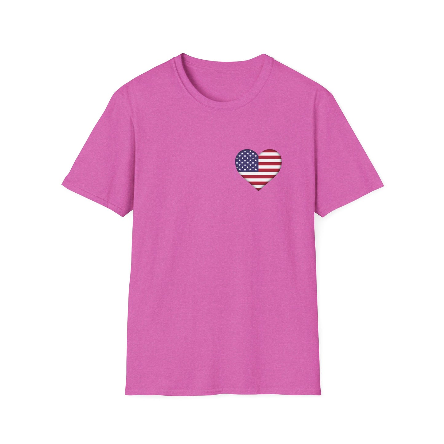 Heart Flag - Unisex Softstyle T-Shirt