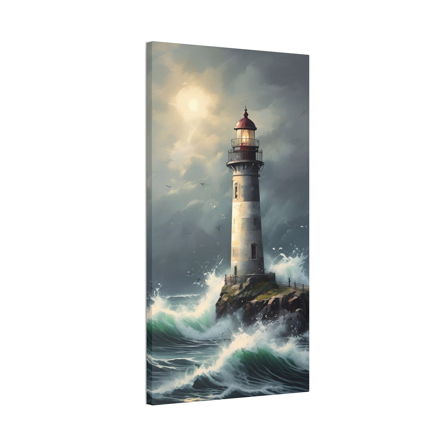 Light House - Canvas Stretched, 0.75"