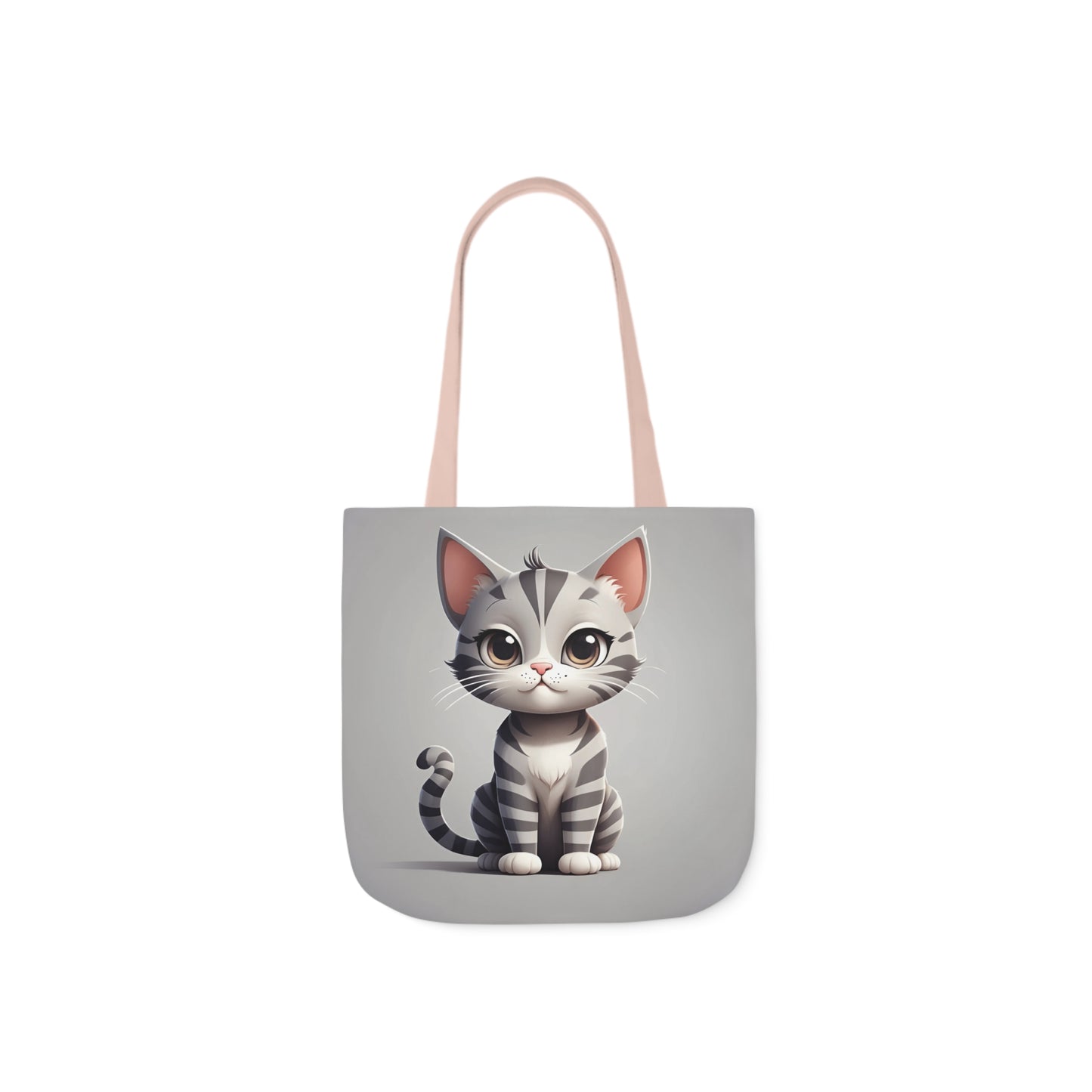 Kitty - Canvas Tote Bag, 5-Color Straps