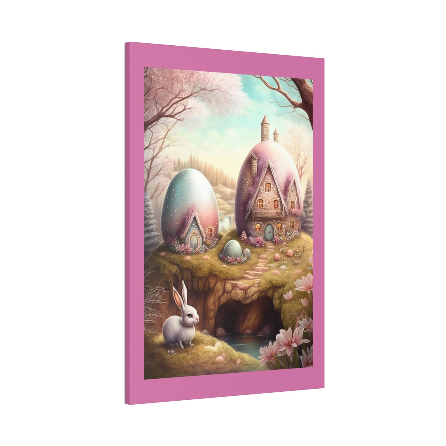 Bunny Hut - Canvas Stretched, 0.75" - Easter