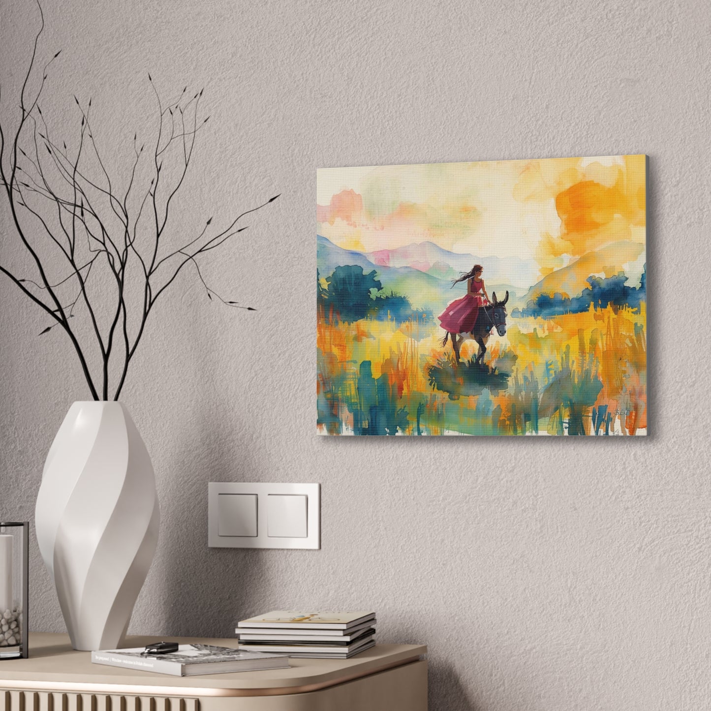 Girl in the Field - Canvas Stretched, 0.75" - Wall Art 2026 - Individuals