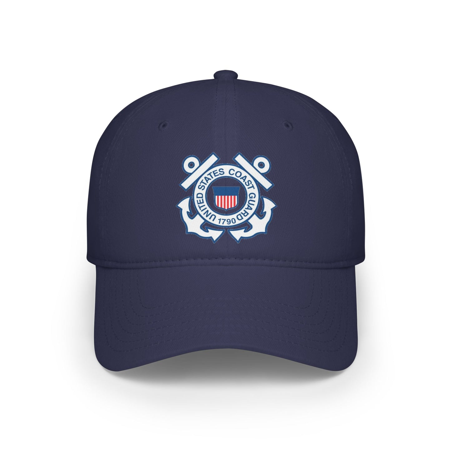 US Coast Guard - Low Profile Baseball Cap - Military - Father's Day - Veteran