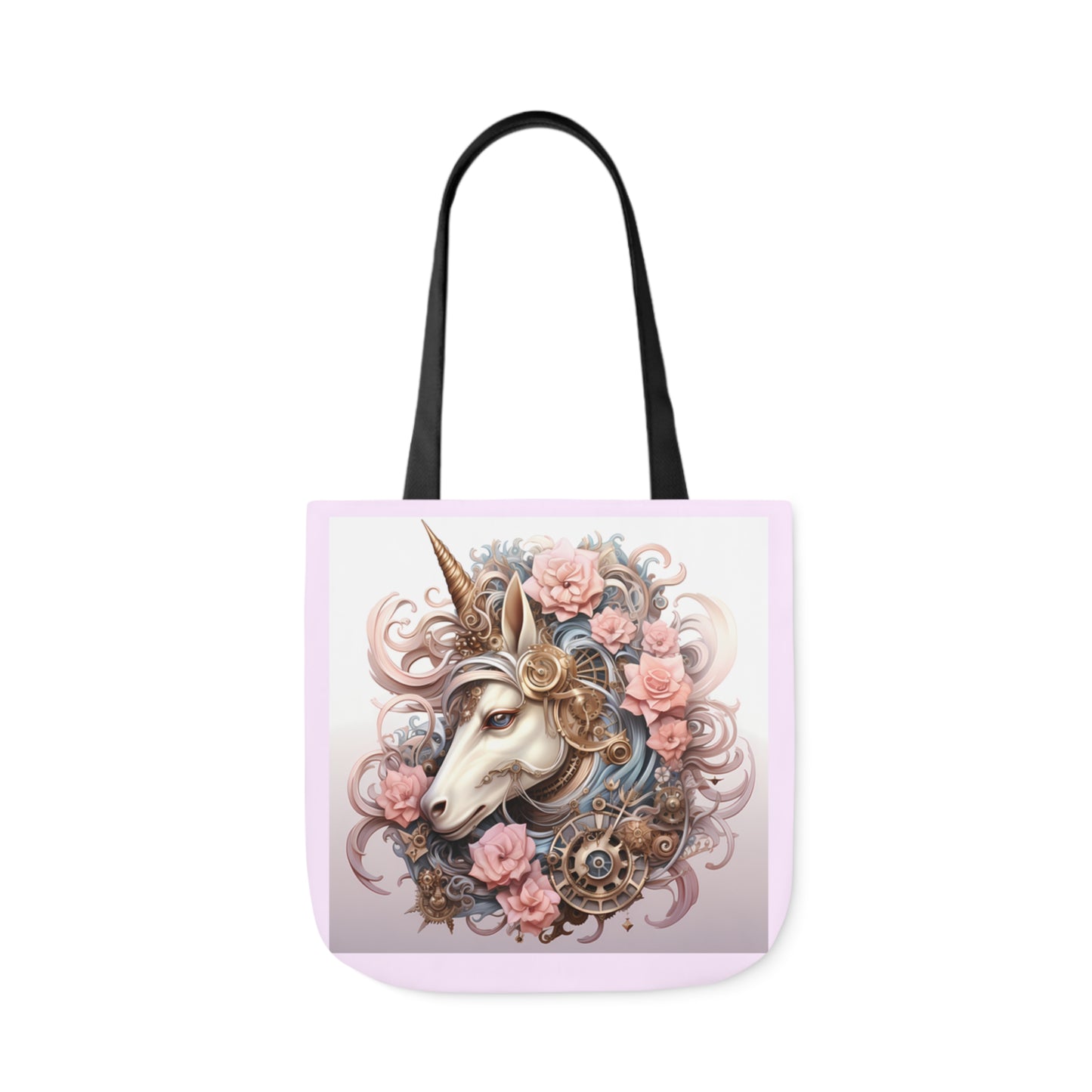 Unicorn - Canvas Tote Bag, 5-Color Straps