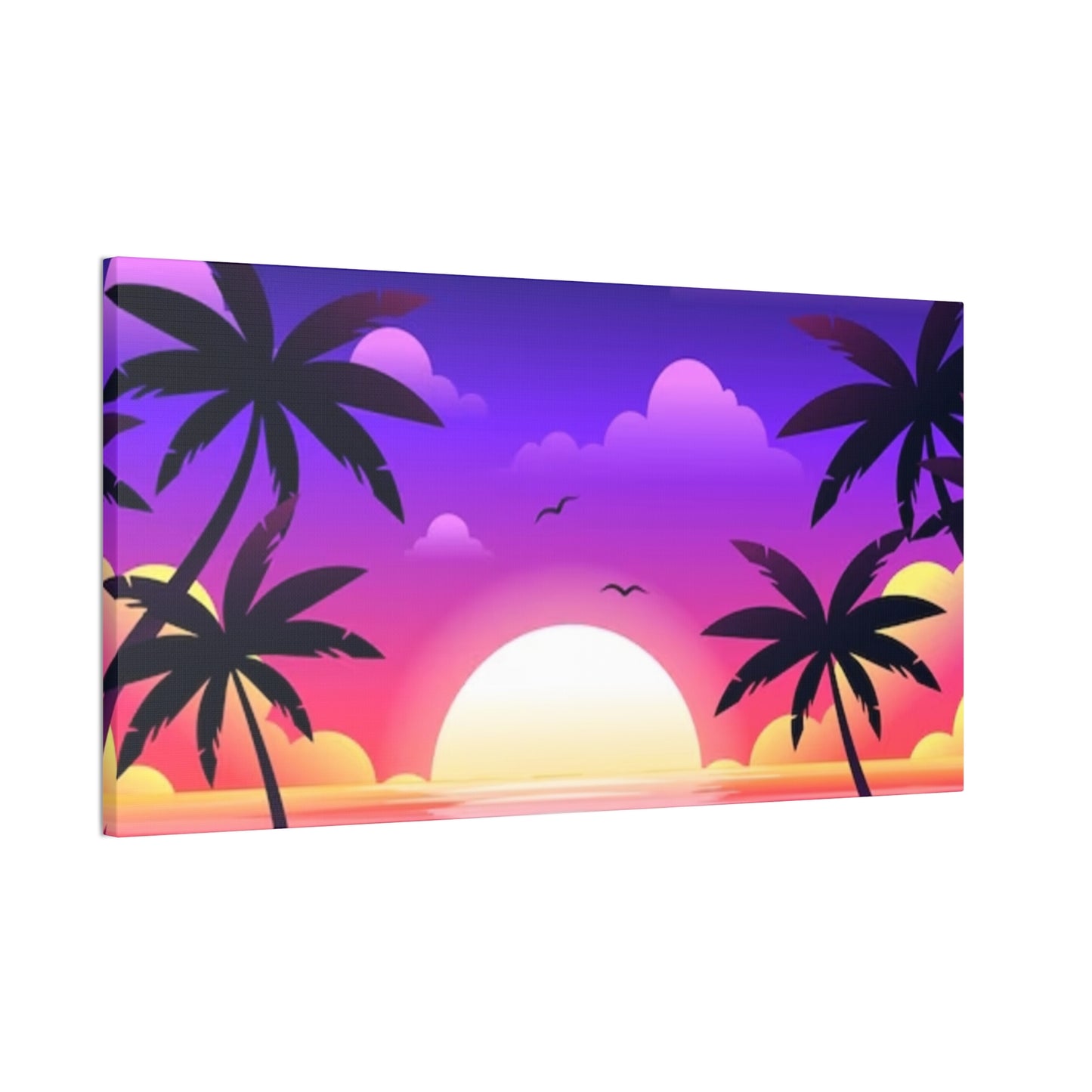 Island Sunset - Canvas Stretched, 0.75"