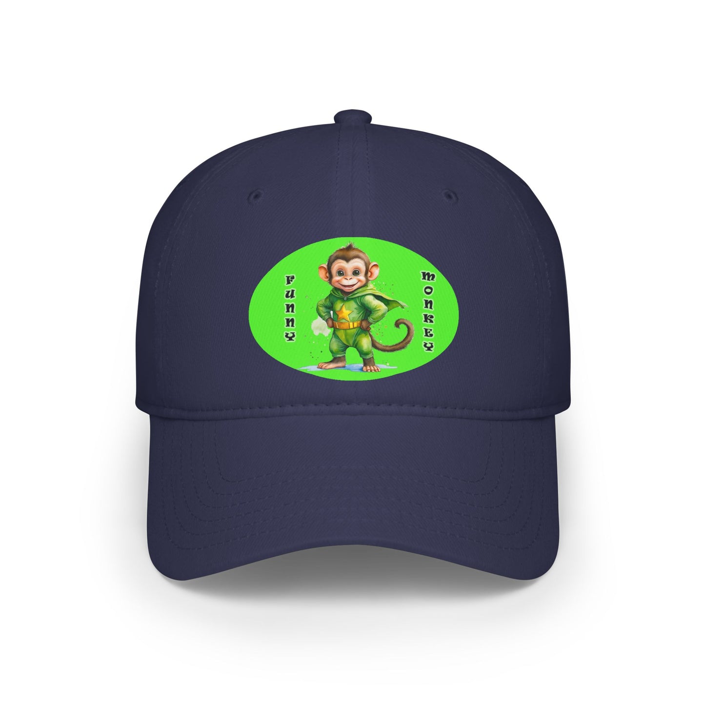 Funny Monkey - Low Profile Baseball Cap