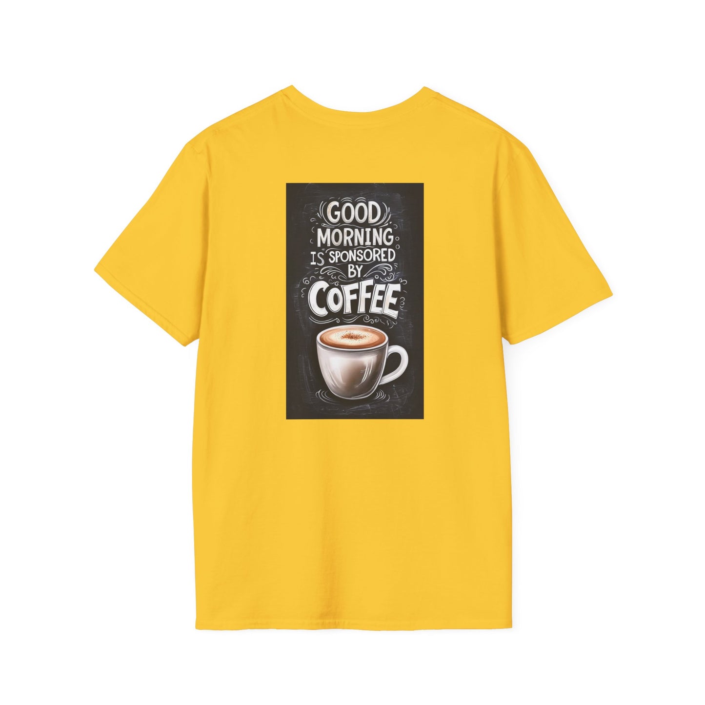 Sponsored by Coffee - Unisex Softstyle T-Shirts