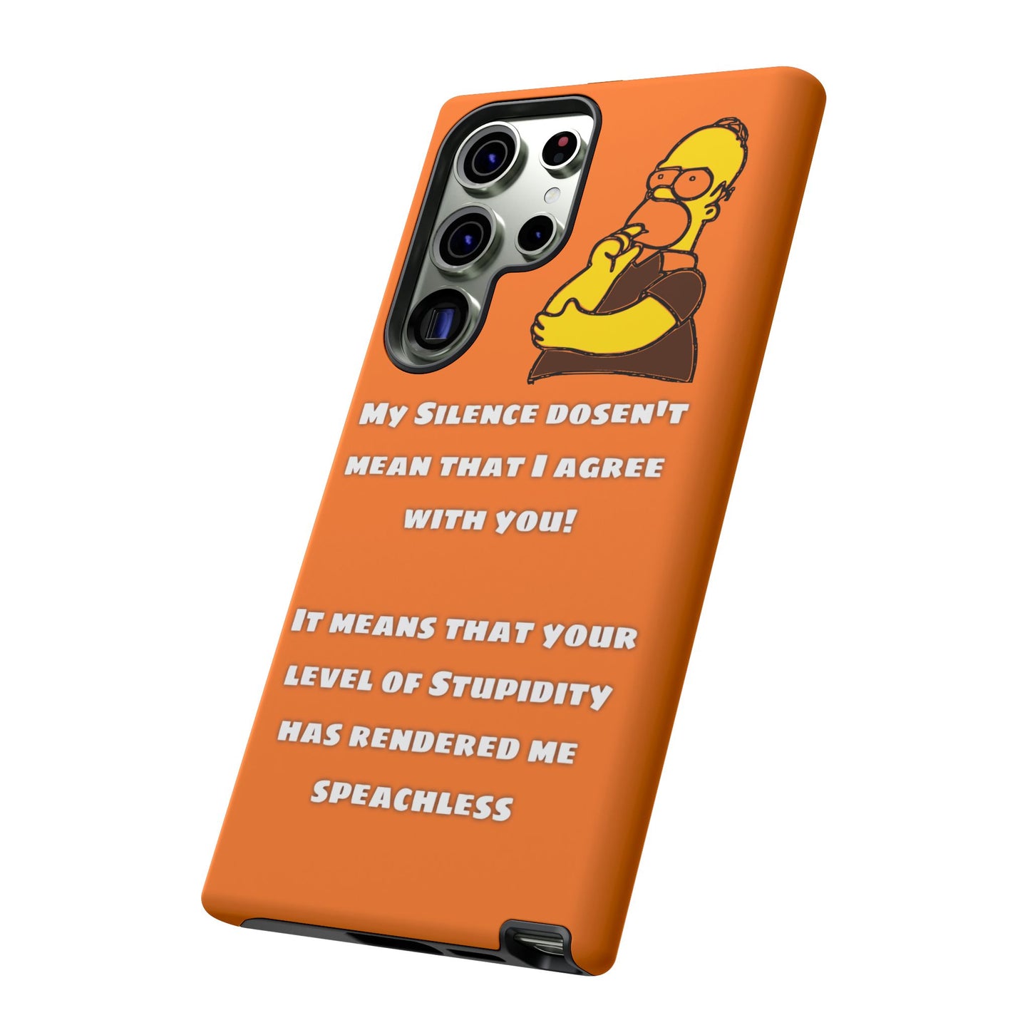 My Silence - Tough Cases - Whimsical Phone Cases