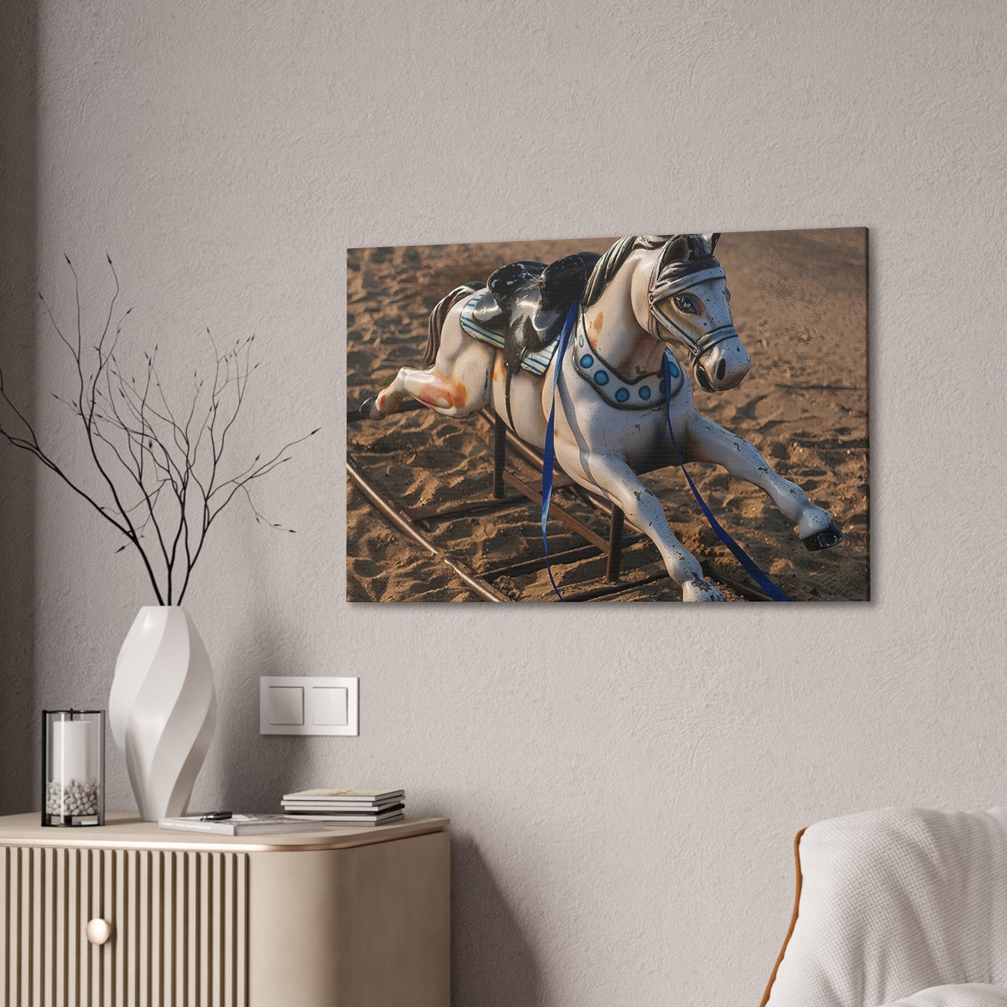 Rocking Horse - Canvas Stretched, 0.75"