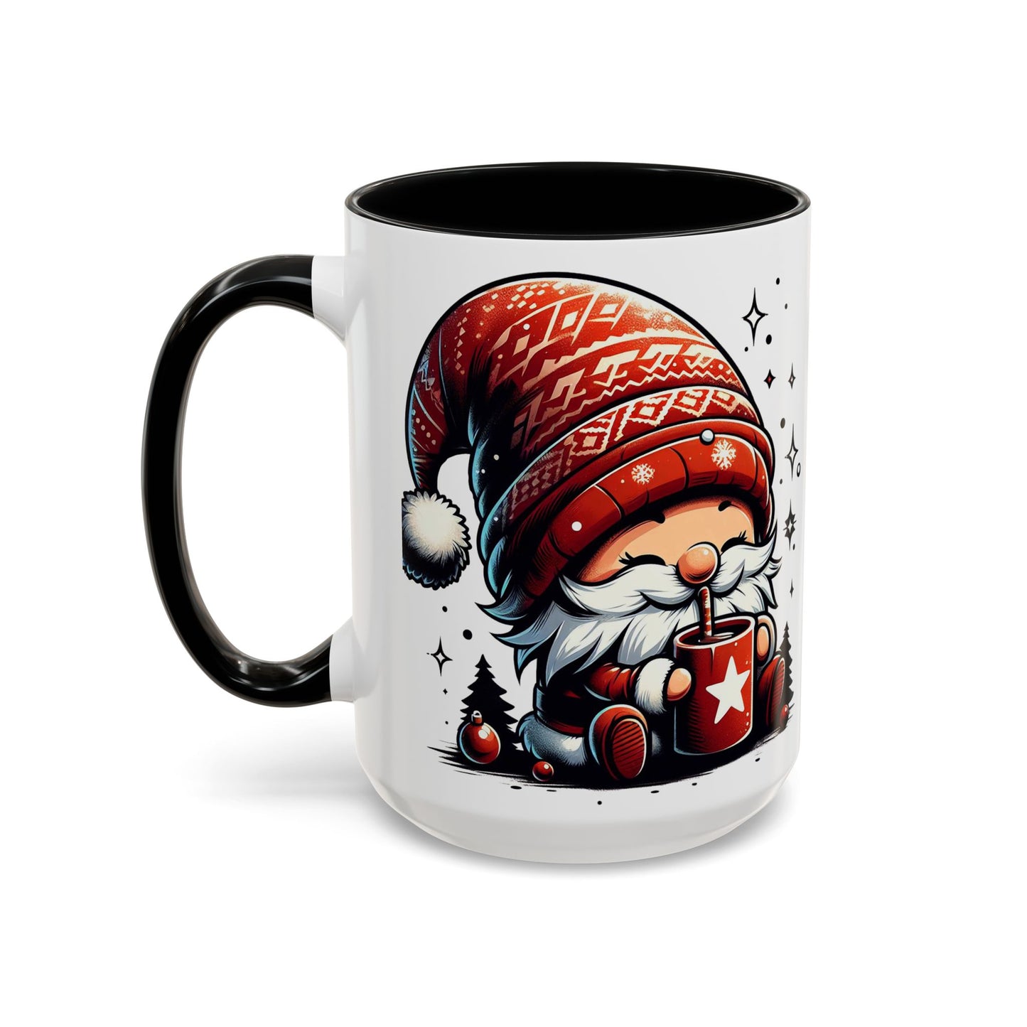 Elf - Accent Coffee Mug (11, 15oz) - Christmas