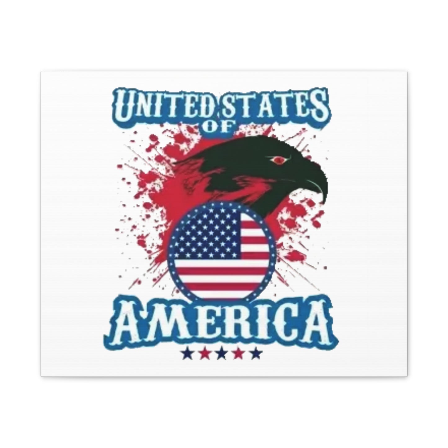 United States of America - Canvas Stretched, 0.75"