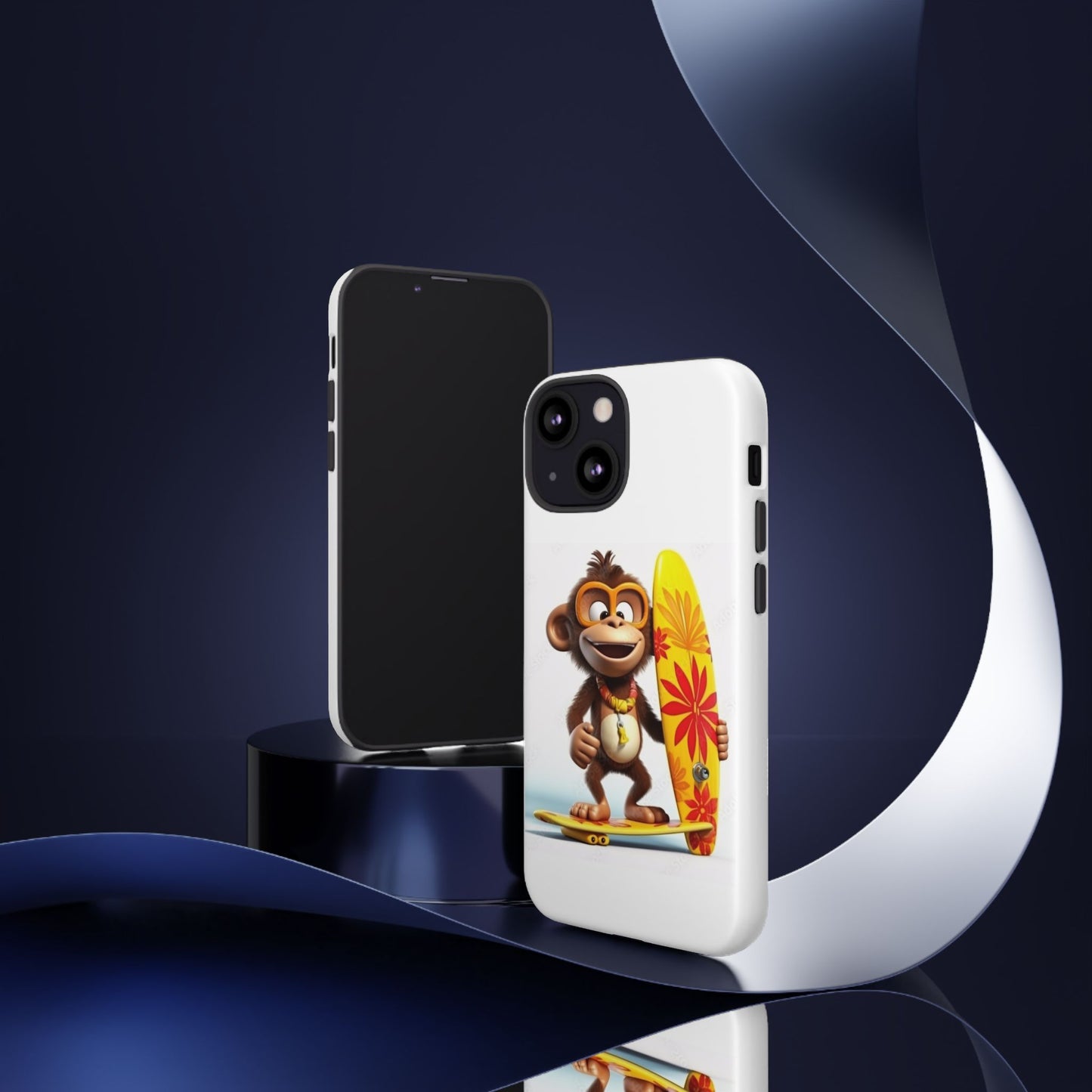 Surfer Monkey -Tough Whimsical Phone Cases