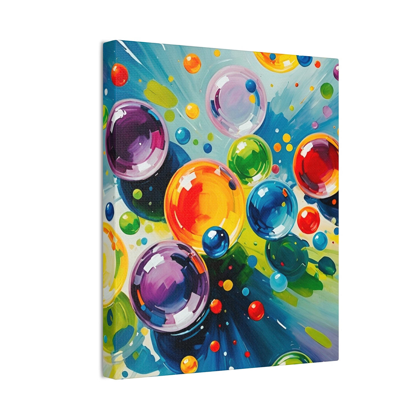 Colored Balls - Canvas Stretched, 0.75"