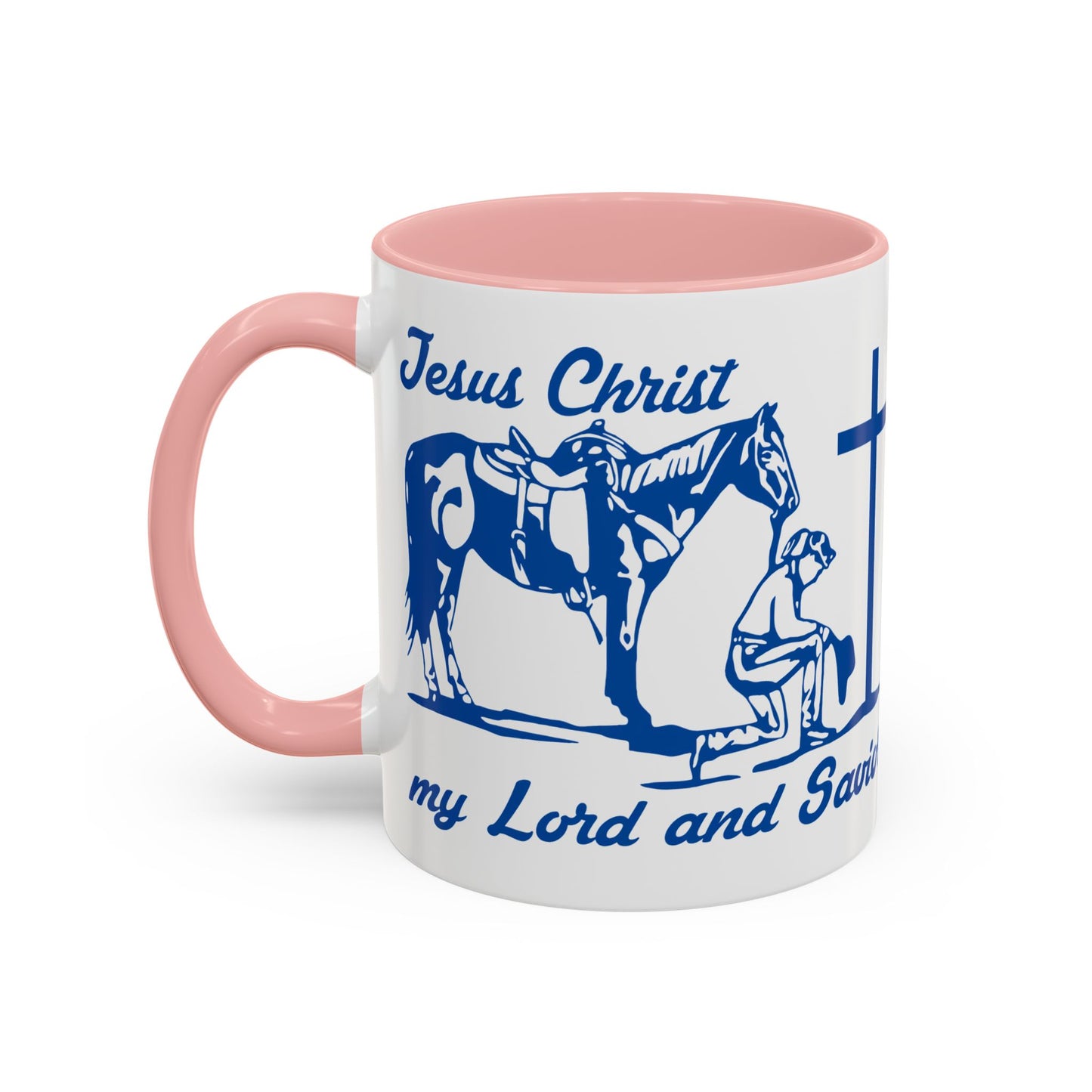 Lord and Savior - Accent Coffee Mug (11, 15oz) - Easter - Mother's Day - Father's Day