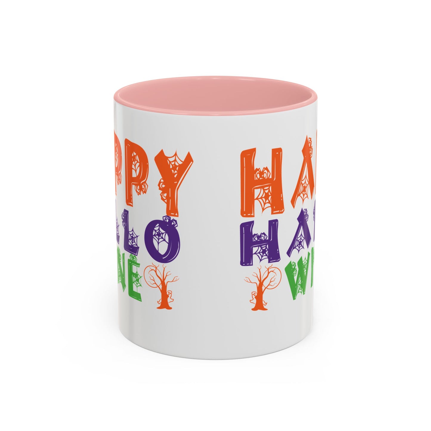 Happy Hallo Wine -Accent Coffee Mug (11, 15oz) - Halloween