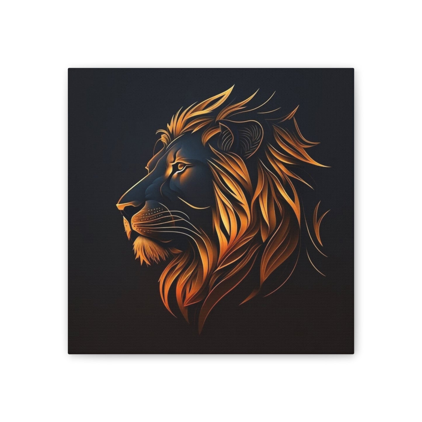 Lion - Canvas Stretched, 0.75"