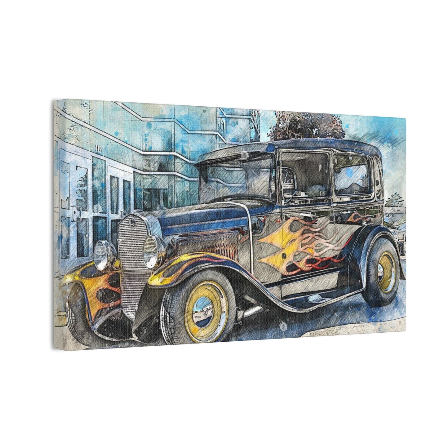 Coupe - Canvas Stretched, 0.75" - Father's Day