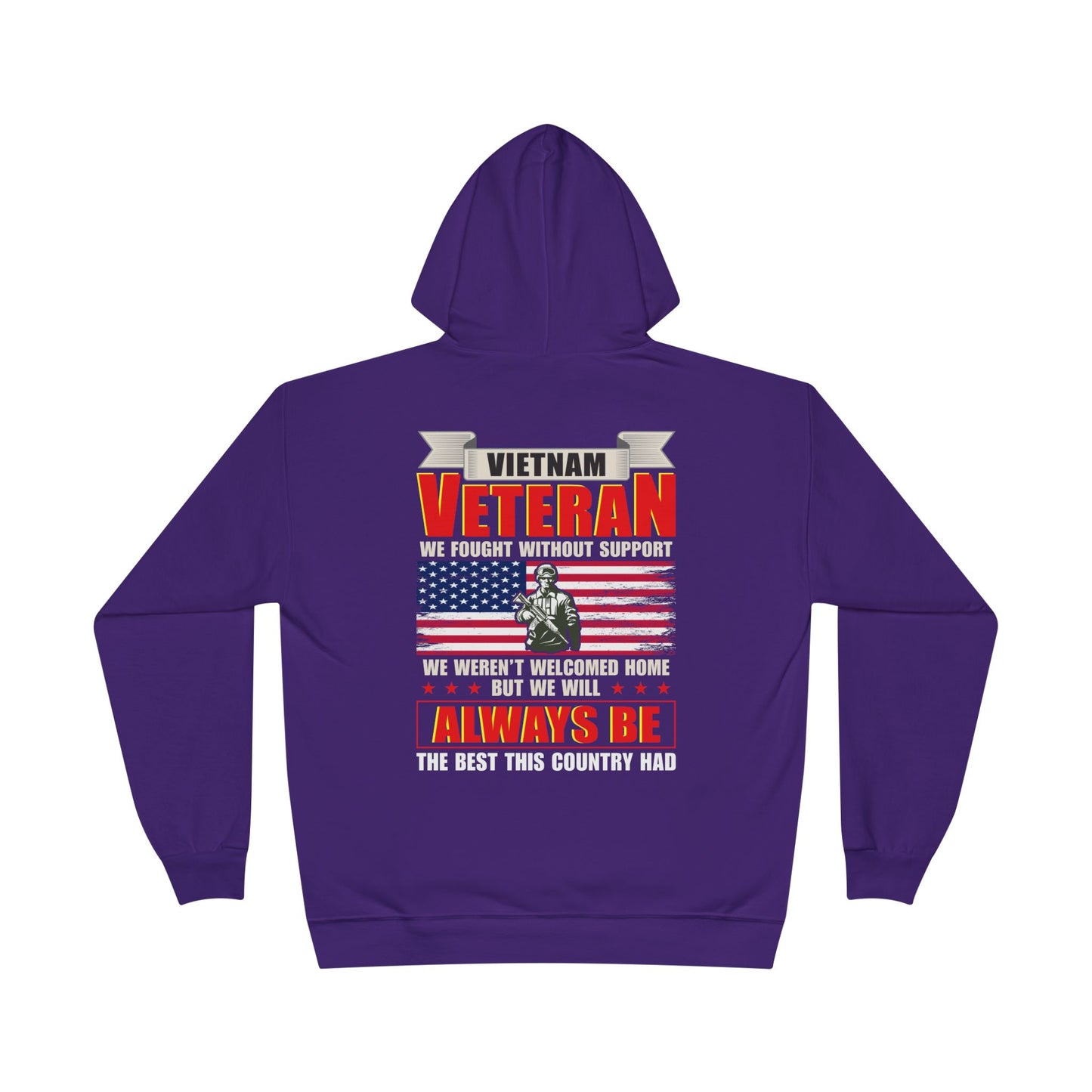 Military - Veteran - Unisex EcoSmart® Pullover Hoodie Sweatshirt