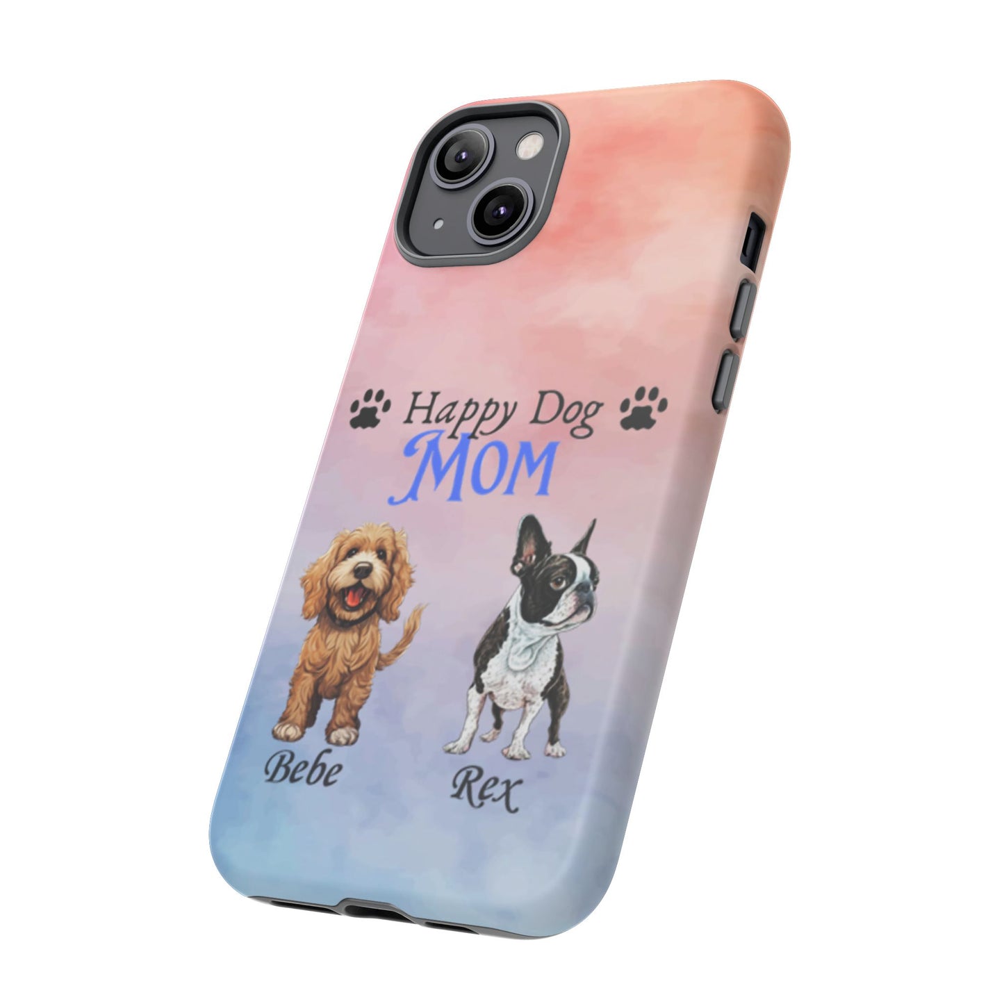 Dog Mom - Personalized - Whimsical Phone Cases - Mother's Day