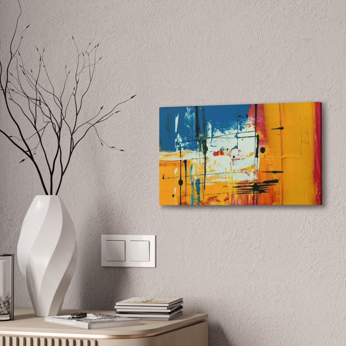 Beautiful Abstract Colors - Canvas Stretched, 0.75"