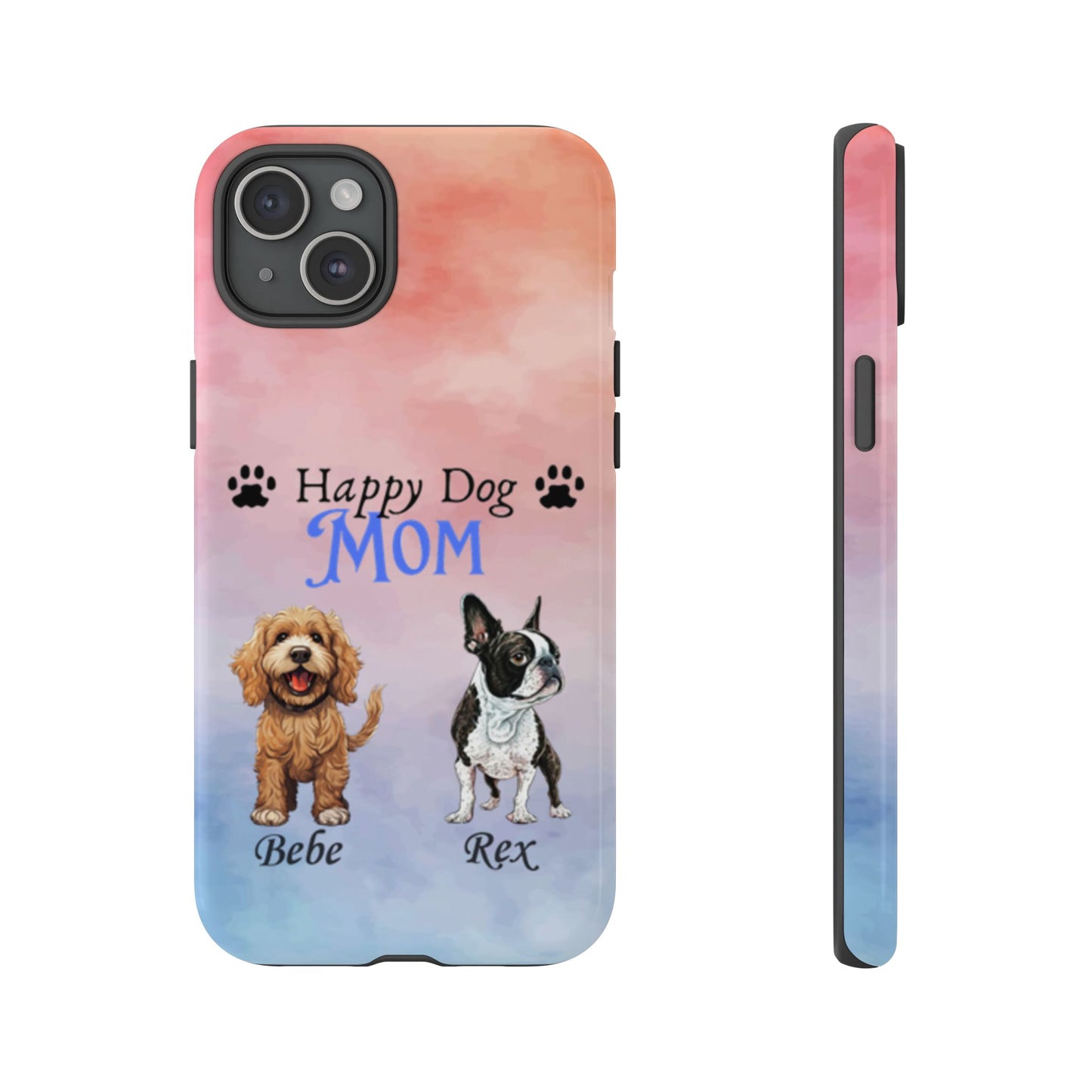 Dog Mom - Personalized - Whimsical Phone Cases - Mother's Day