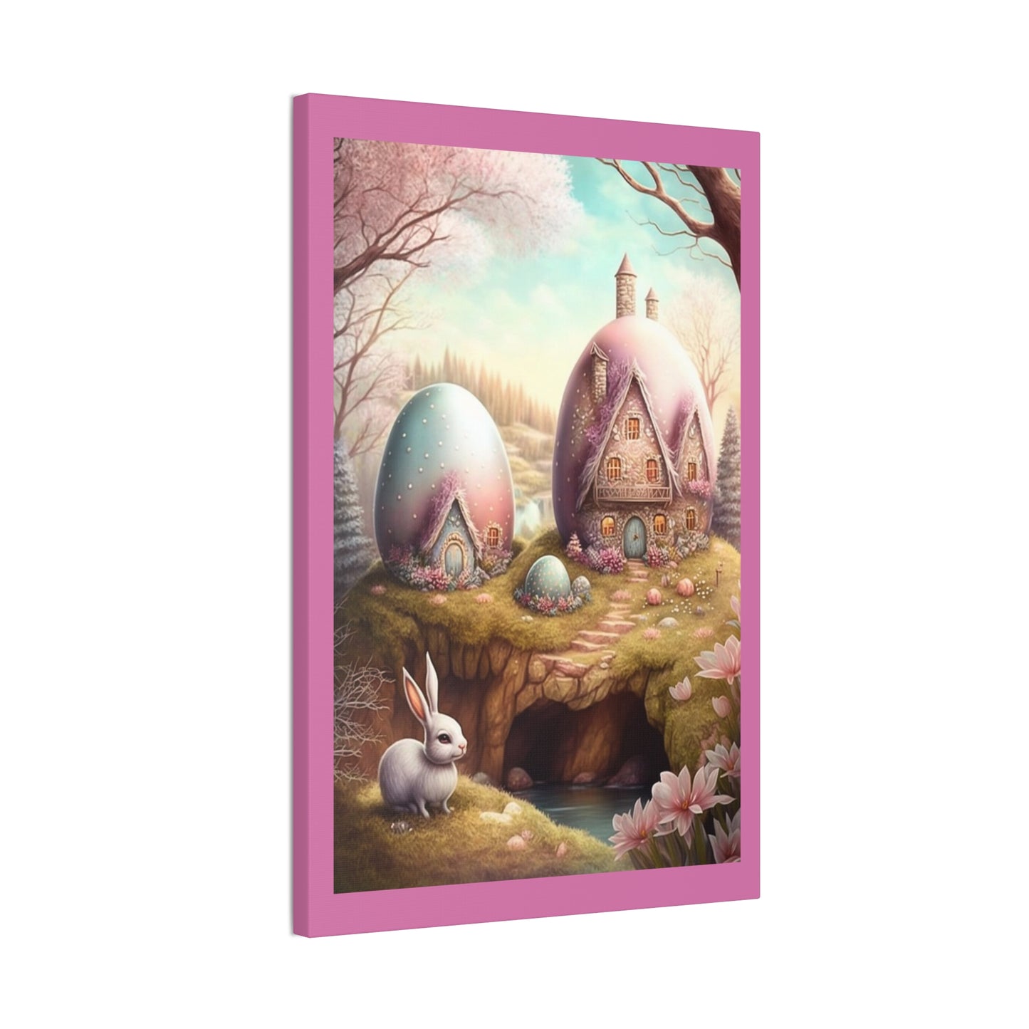 Bunny Hut - Canvas Stretched, 0.75" - Easter