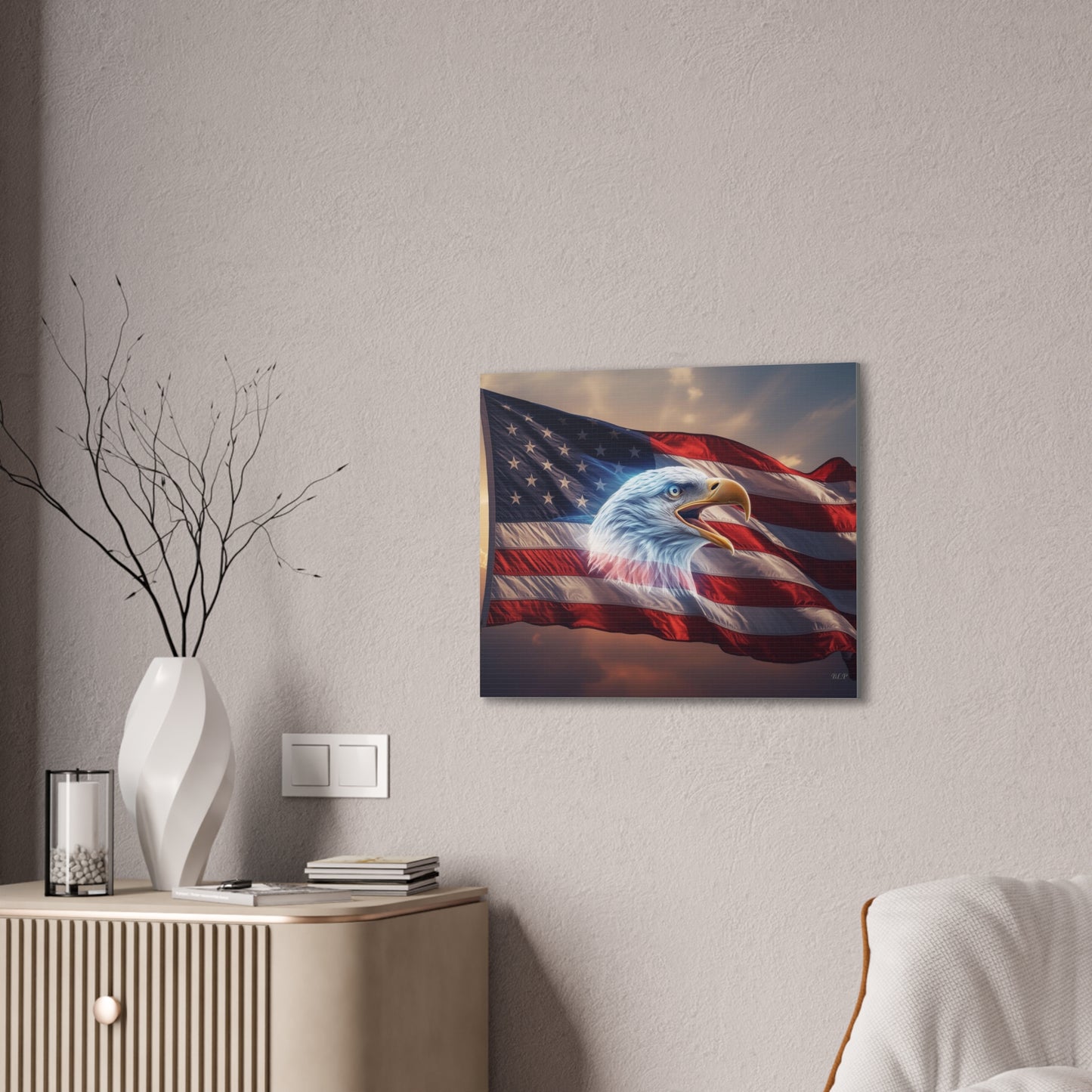 America - Canvas Stretched, 0.75" - 2026 Wall Art - Americana