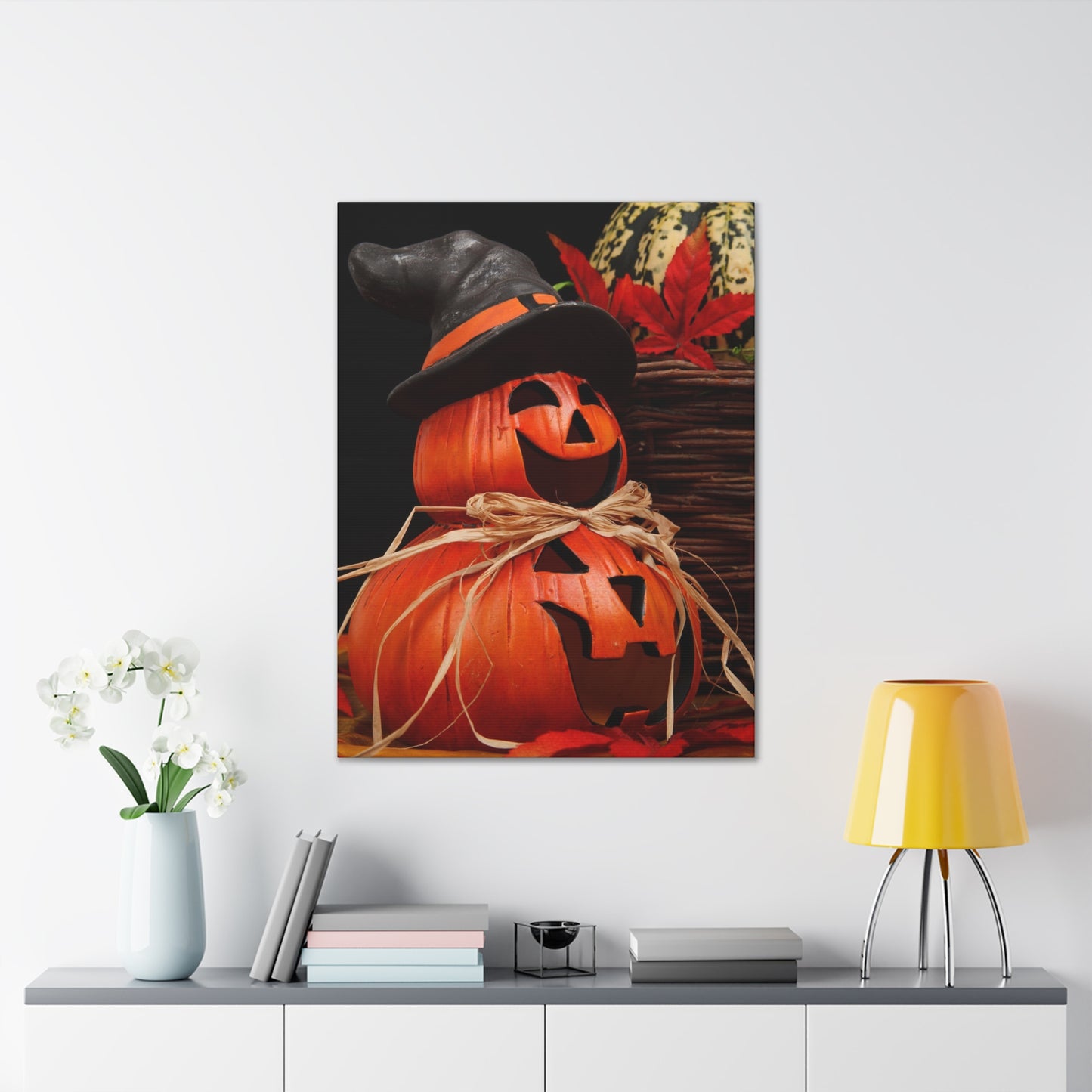 Pumpkins - Canvas Stretched, 0.75" - Halloween