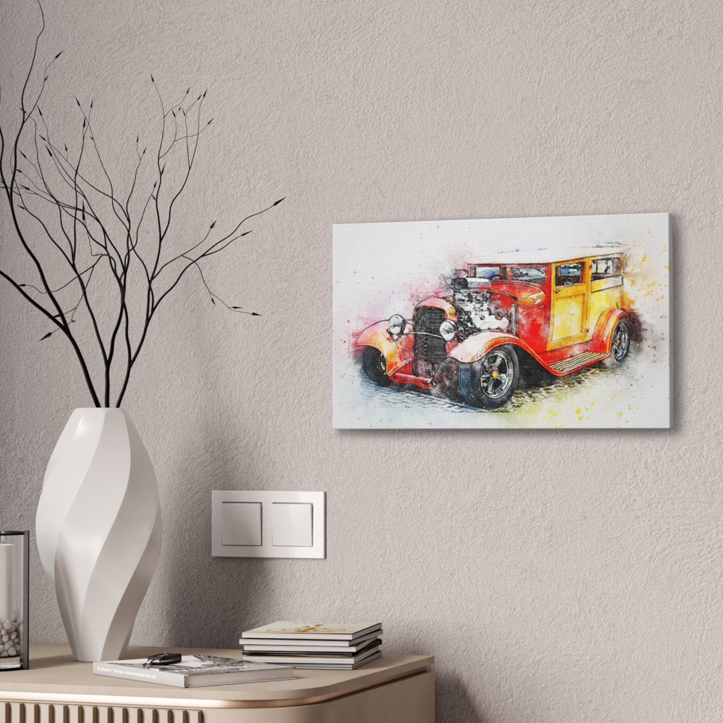 Hot Rod - Canvas Stretched, 0.75" - Father's Day