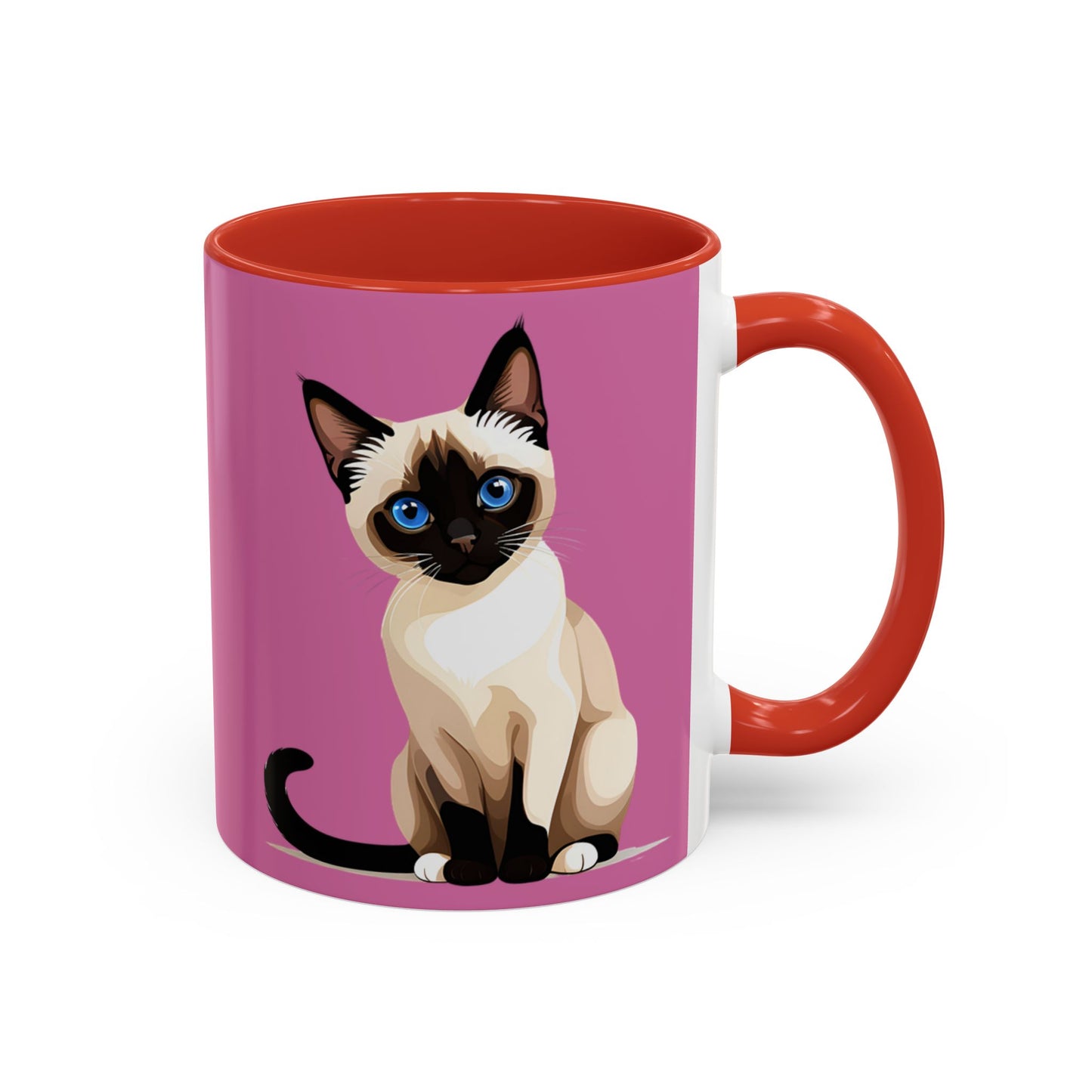 Siamese Cat - Accent Coffee Mug (11, 15oz)