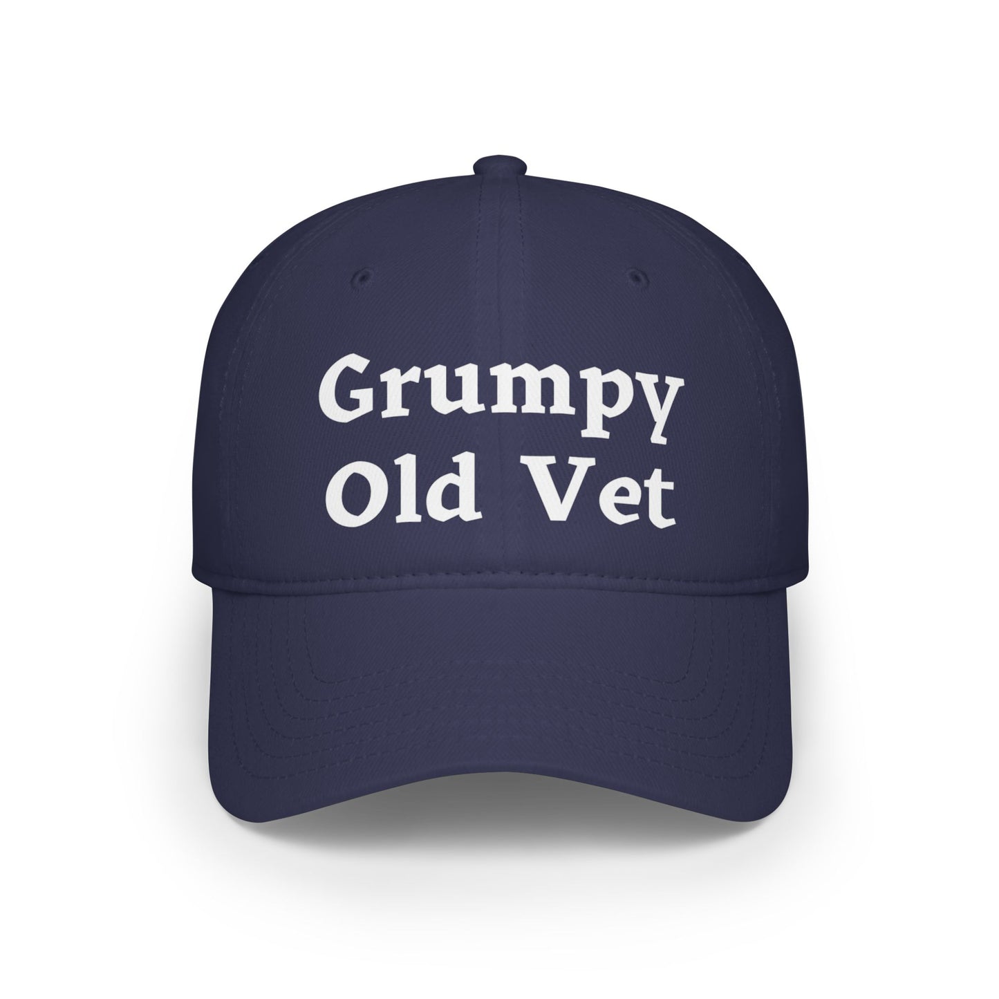 Grumpy Old Vet - Low Profile Ball Cap - Veterans - ETSY