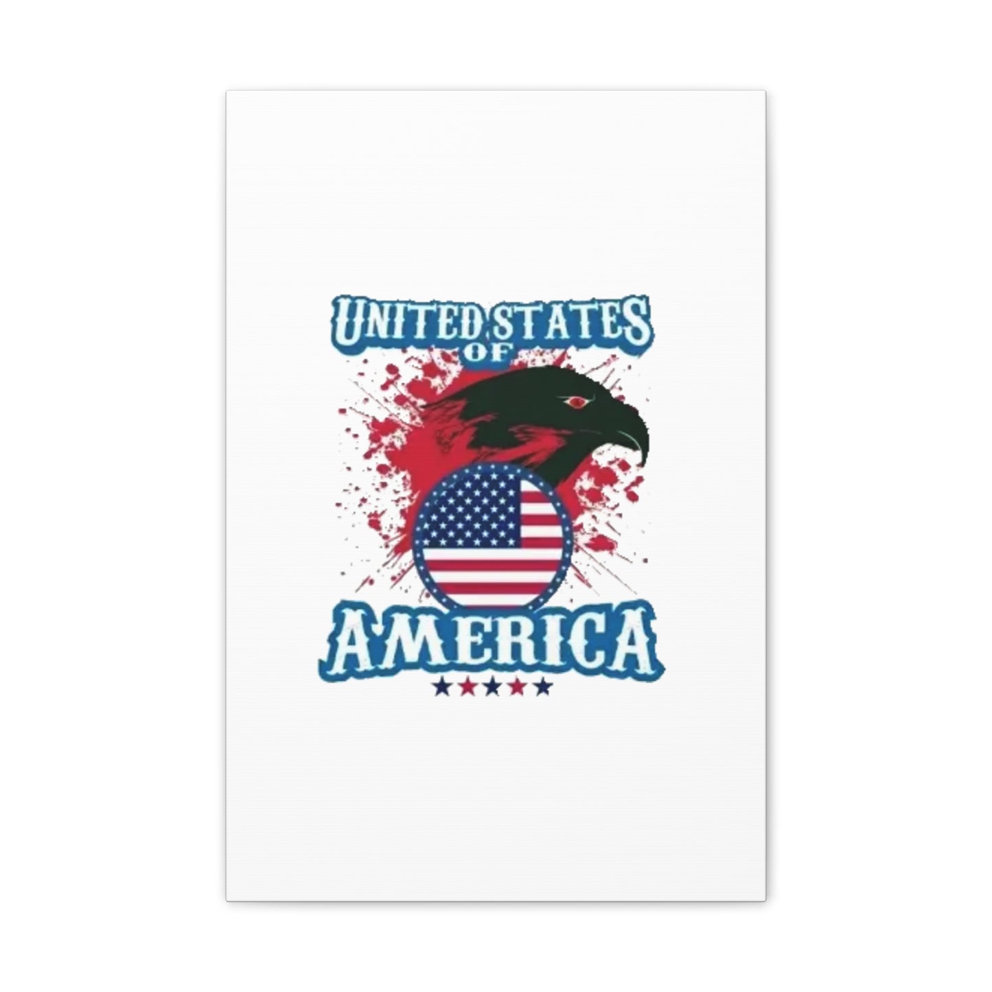 United States of America - Canvas Stretched, 0.75"