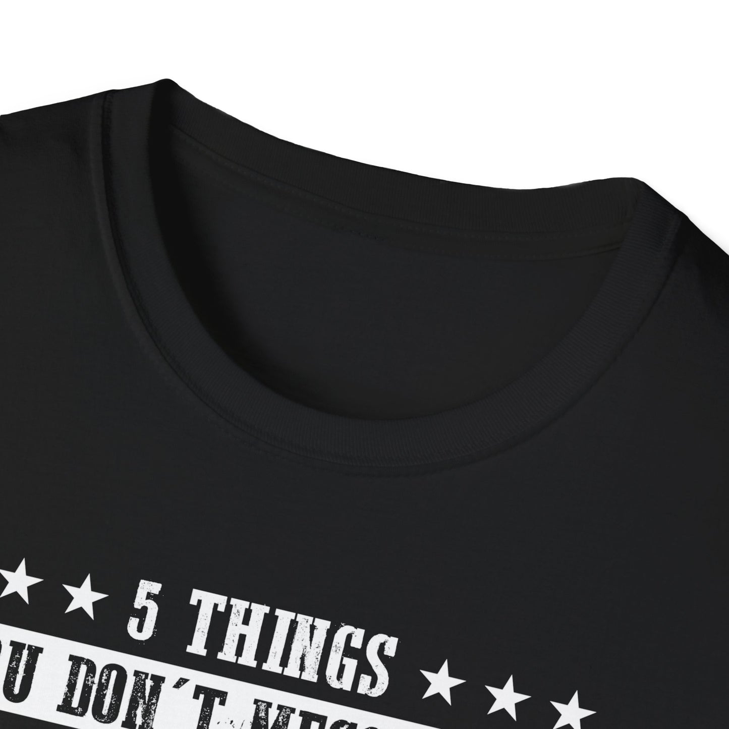 Five things - Unisex Softstyle T-Shirt