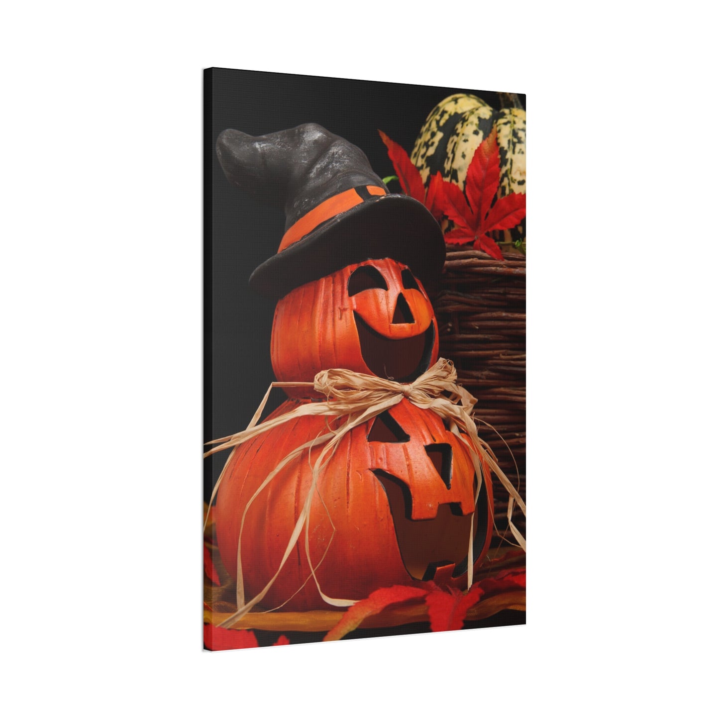 Pumpkins - Canvas Stretched, 0.75" - Halloween