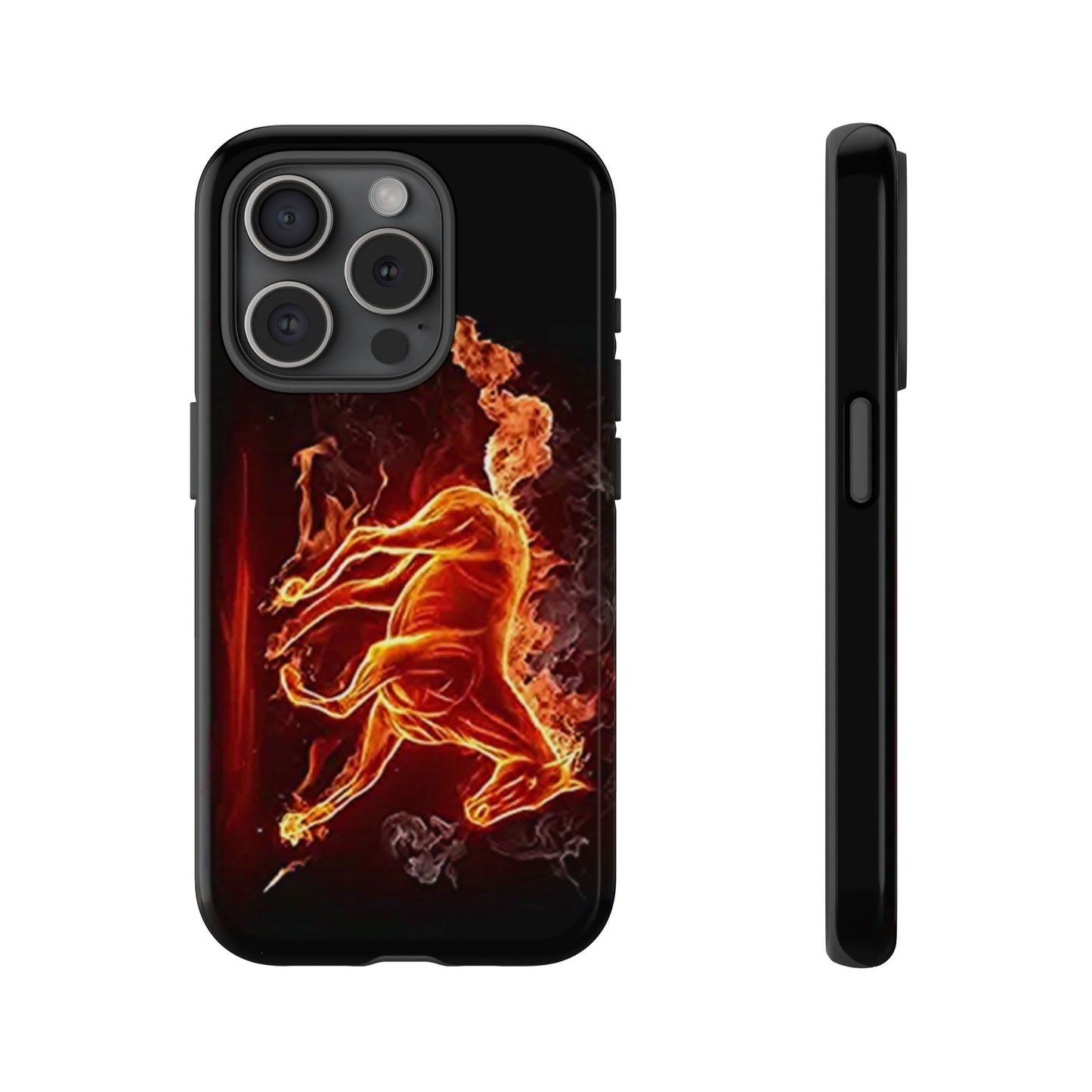 Burning Horse - Whimsical Phone Cases