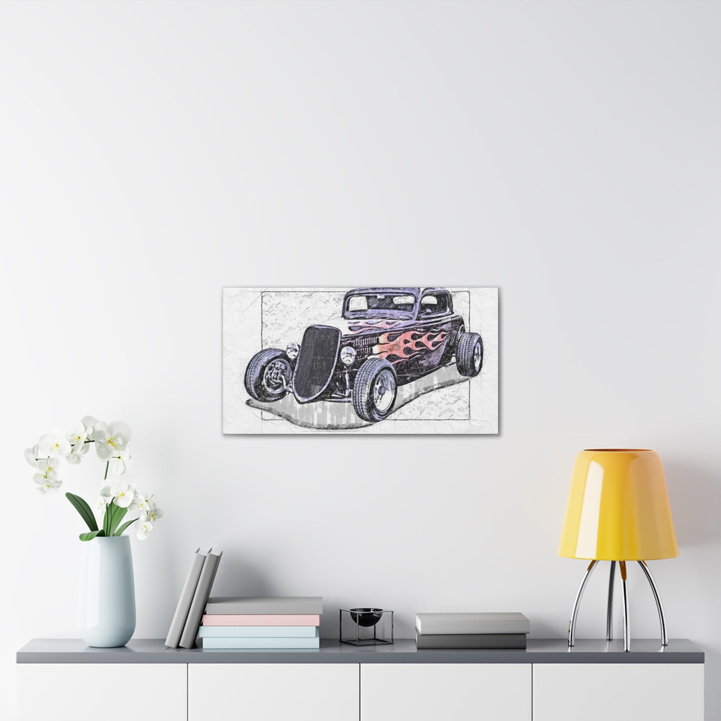 Hot Rod 1 - Canvas Stretched, 0.75" - Father's Day