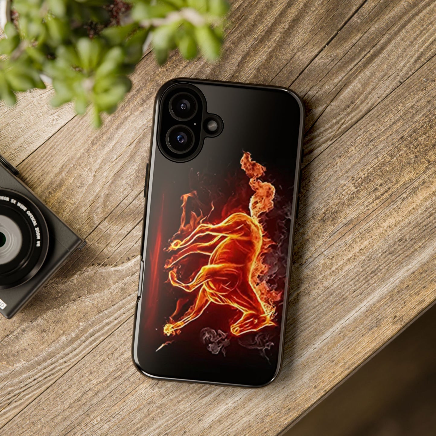 Burning Horse - Whimsical Phone Cases