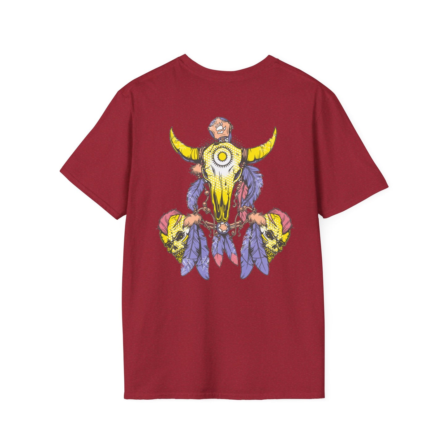 Steer Skull - Unisex Softstyle T-Shirts