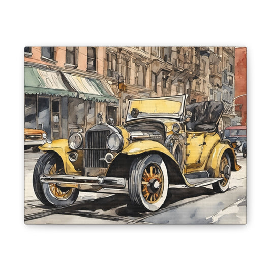 Antique Car - Canvas Stretched, 0.75" - Father's Day