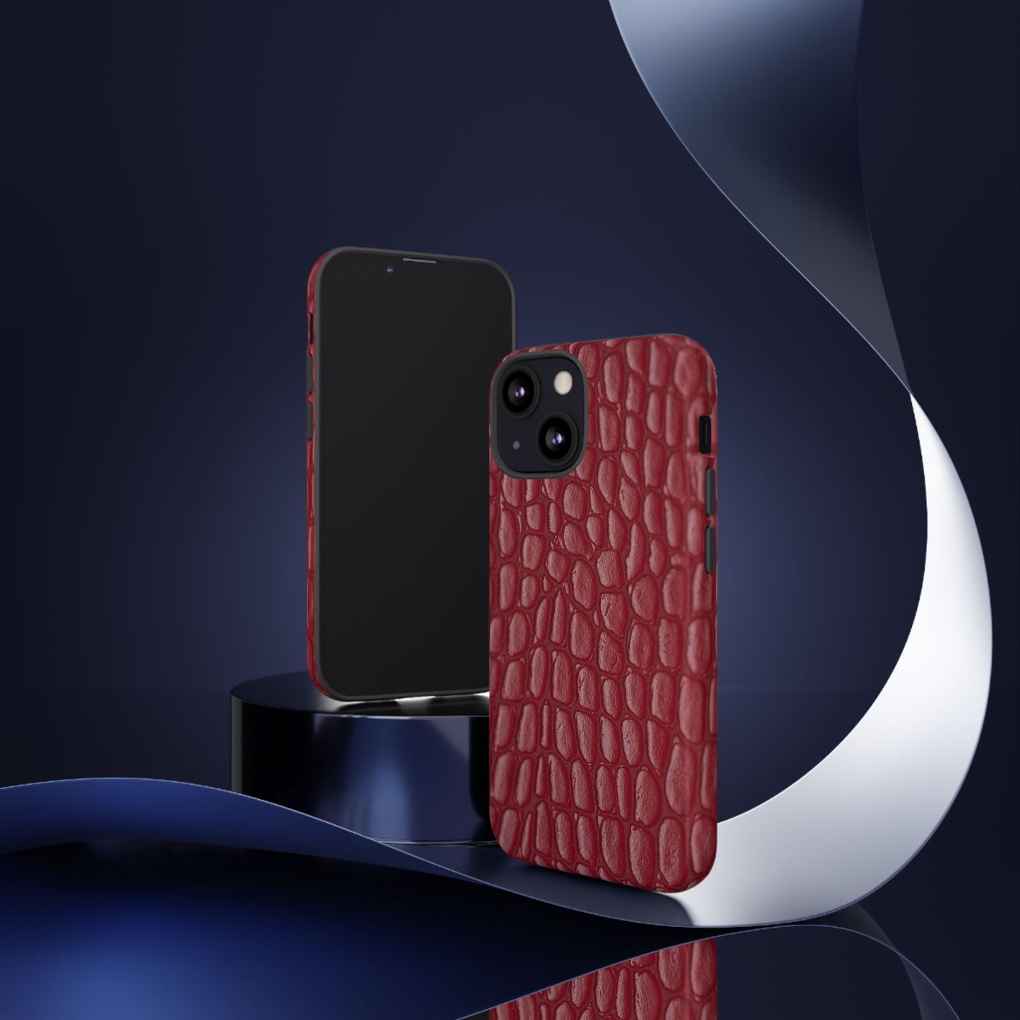 Red Leather - Tough Cases - Whimsical Phone Cases