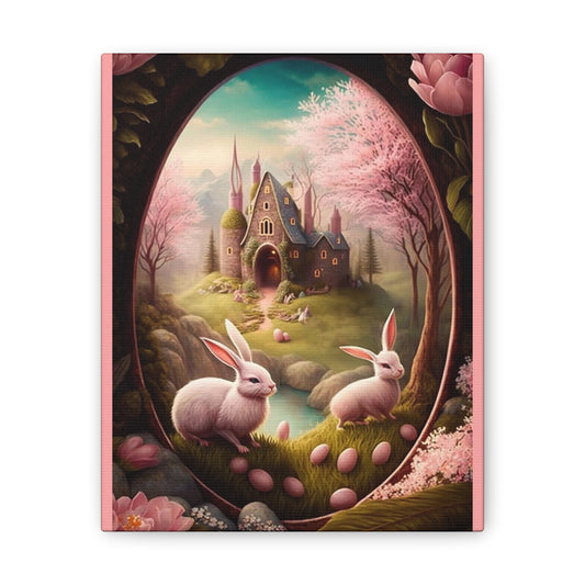 Bunnies 2 - Canvas Stretched, 0.75" - Easter