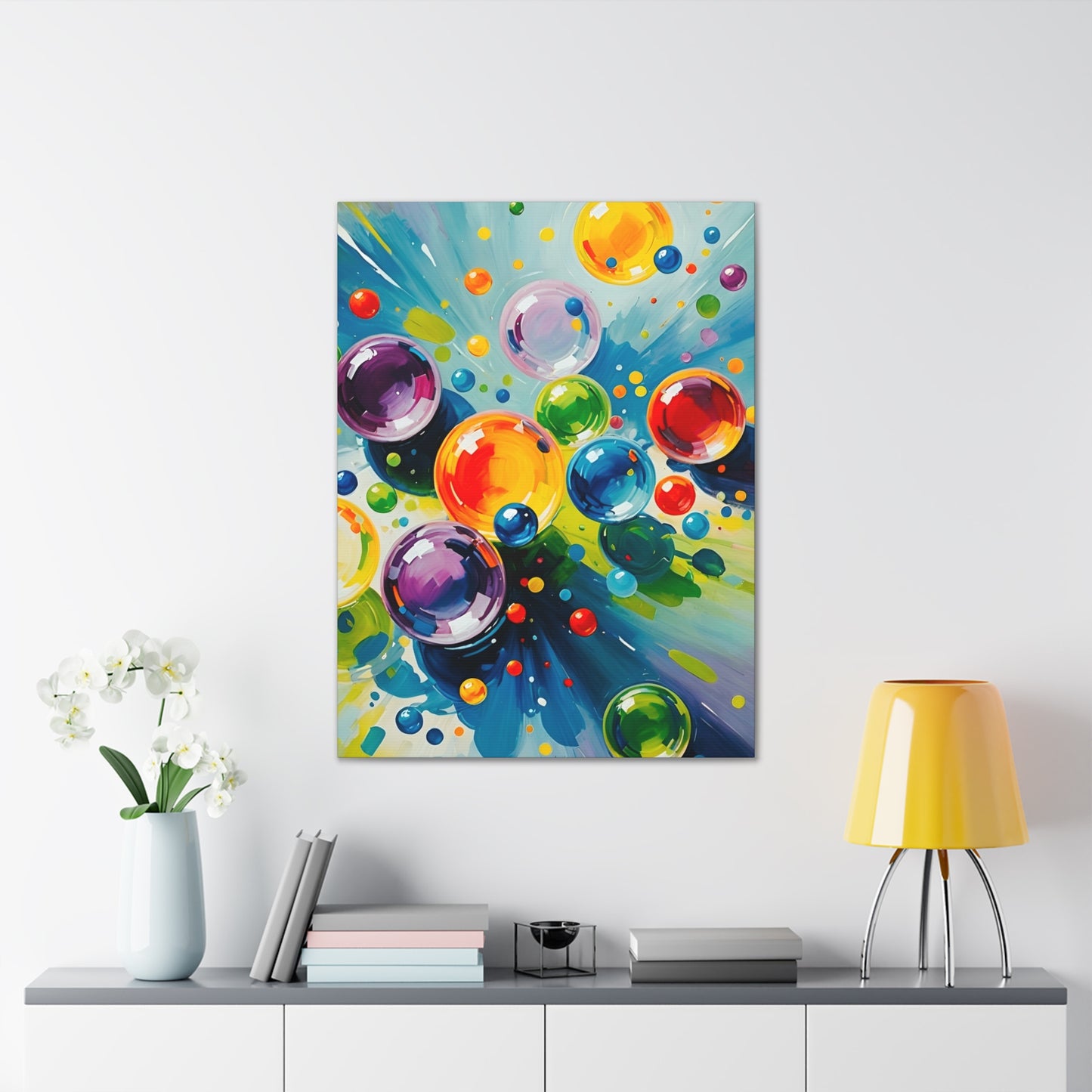 Colored Balls - Canvas Stretched, 0.75"