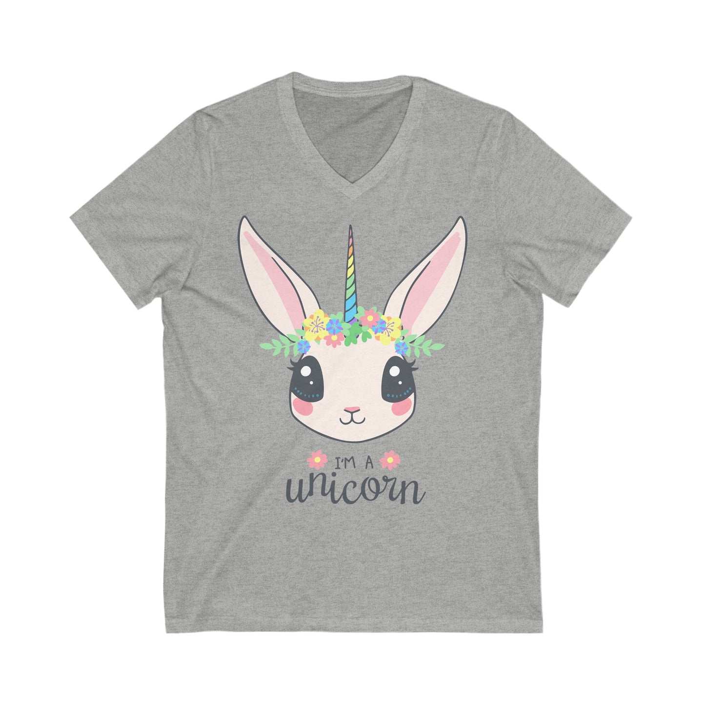 I am a Unicorn - Unisex Jersey Short Sleeve V-Neck T-shirt