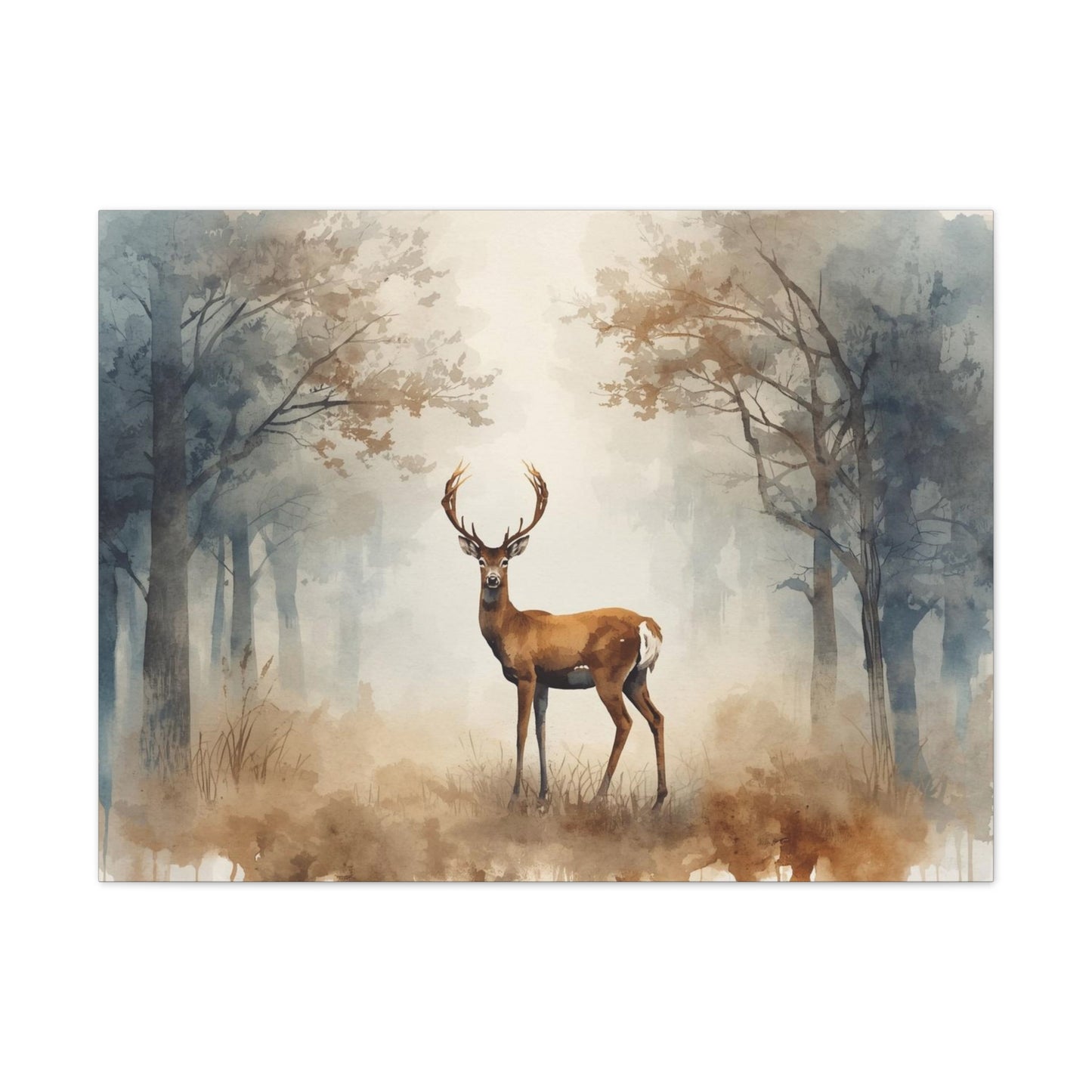 Lone Buck - Canvas Stretched, 0.75" - 2026 Wall Art - Animals