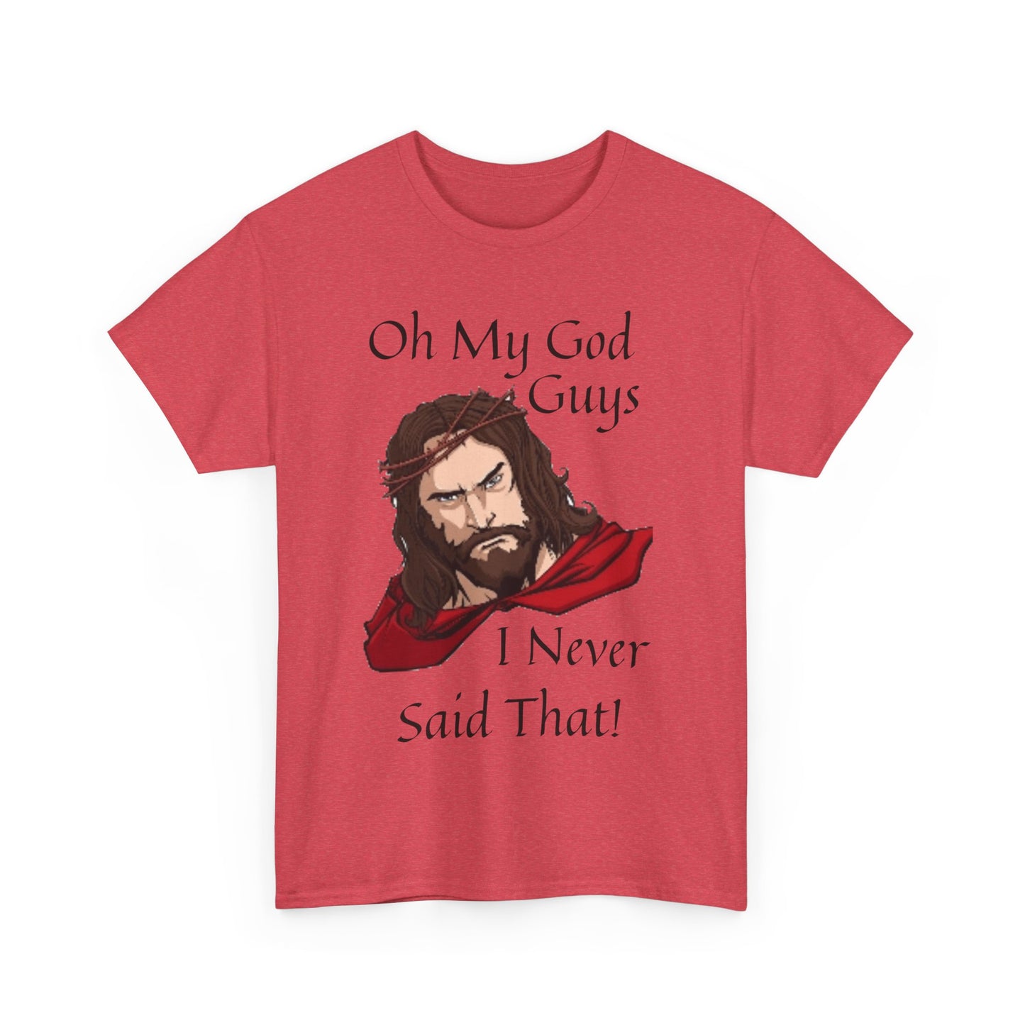 Oh My God - Unisex Heavy Cotton Tee - T-Shirts - Religious