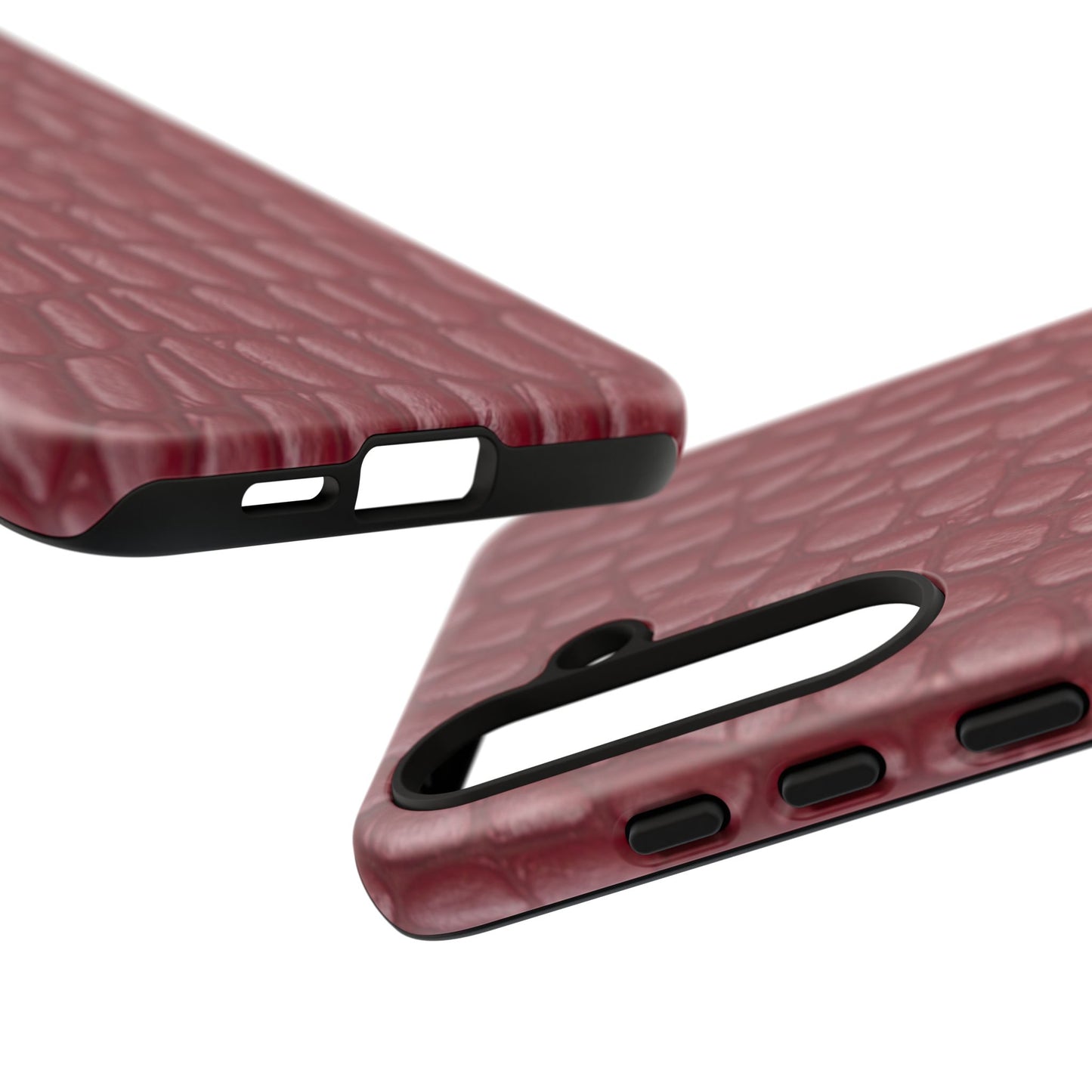 Red Leather - Tough Cases - Whimsical Phone Cases