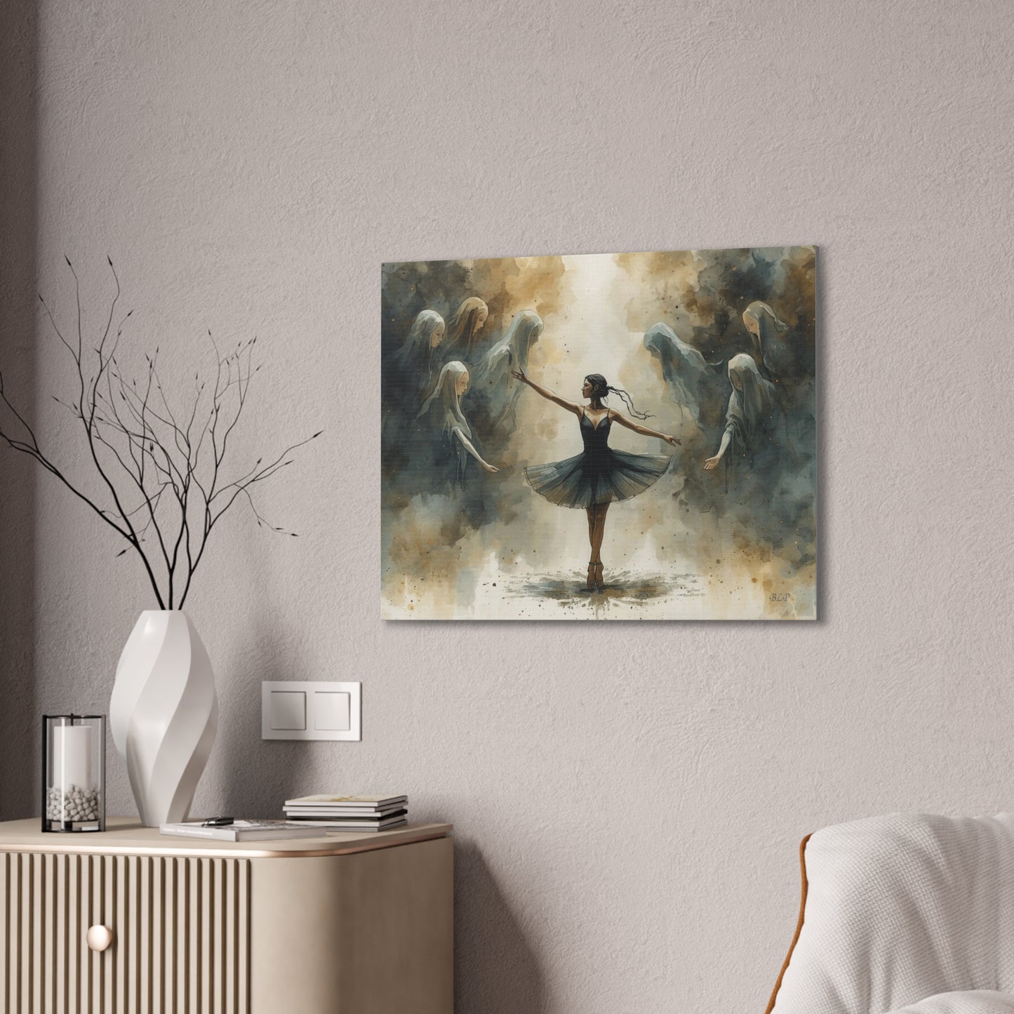 Haunted Ballerina - Canvas Stretched, 0.75" - Wall Art 2026 - Individuals