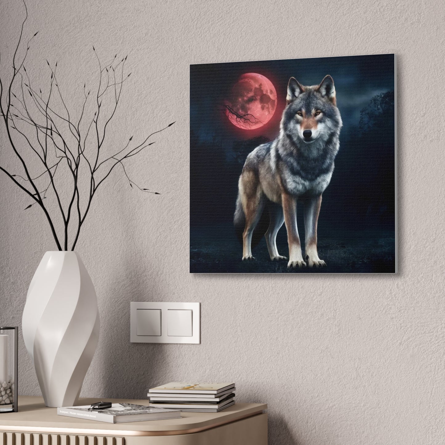 Wolf - Canvas Stretched, 0.75"