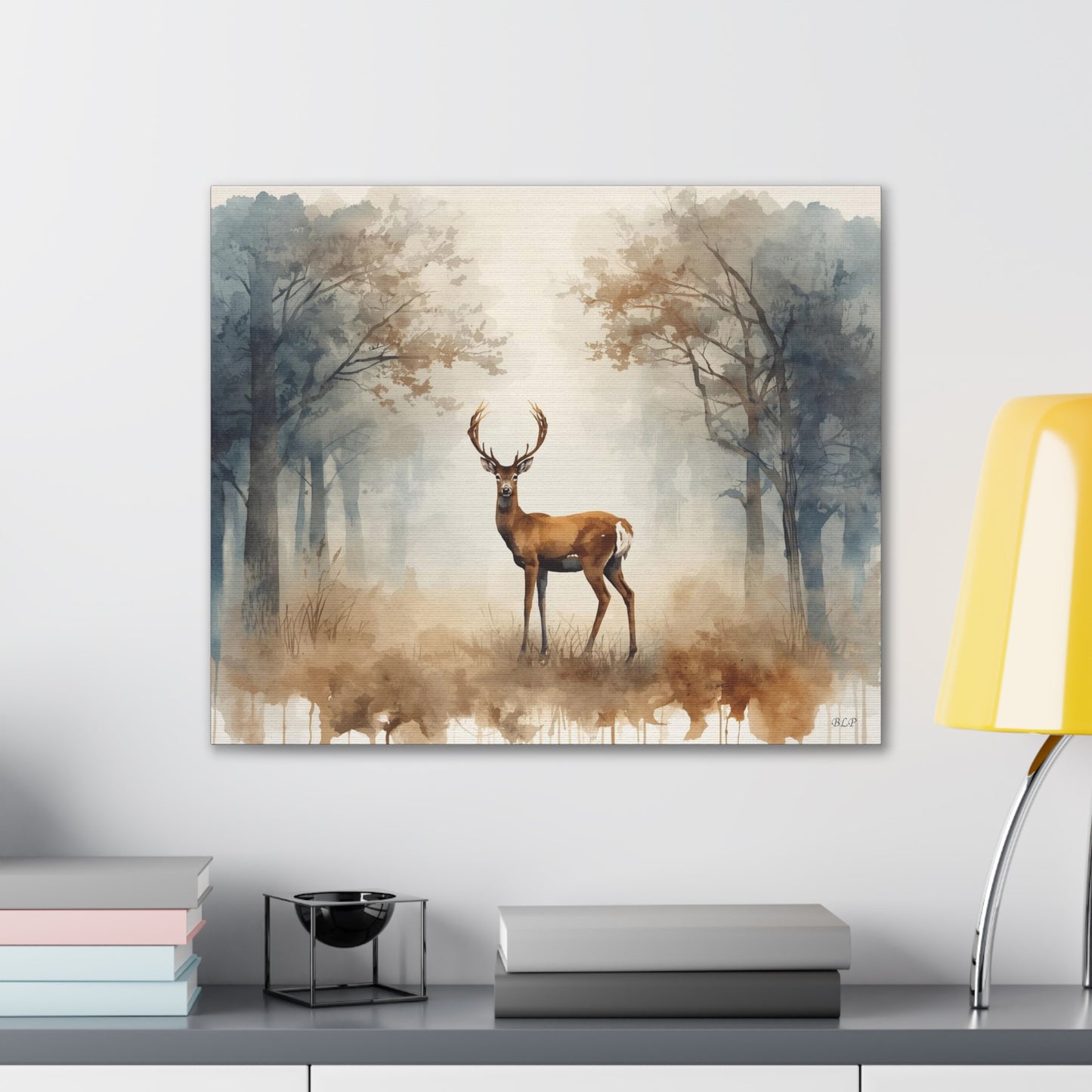 Lone Buck - Canvas Stretched, 0.75" - 2026 Wall Art - Animals