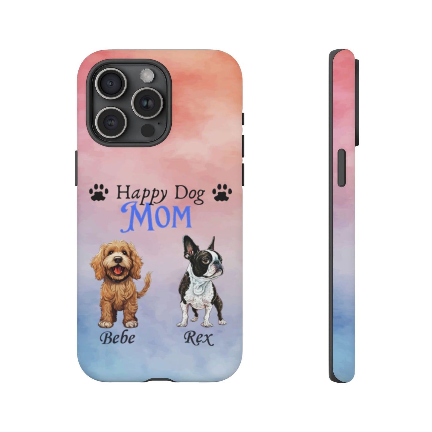 Dog Mom - Personalized - Whimsical Phone Cases - Mother's Day